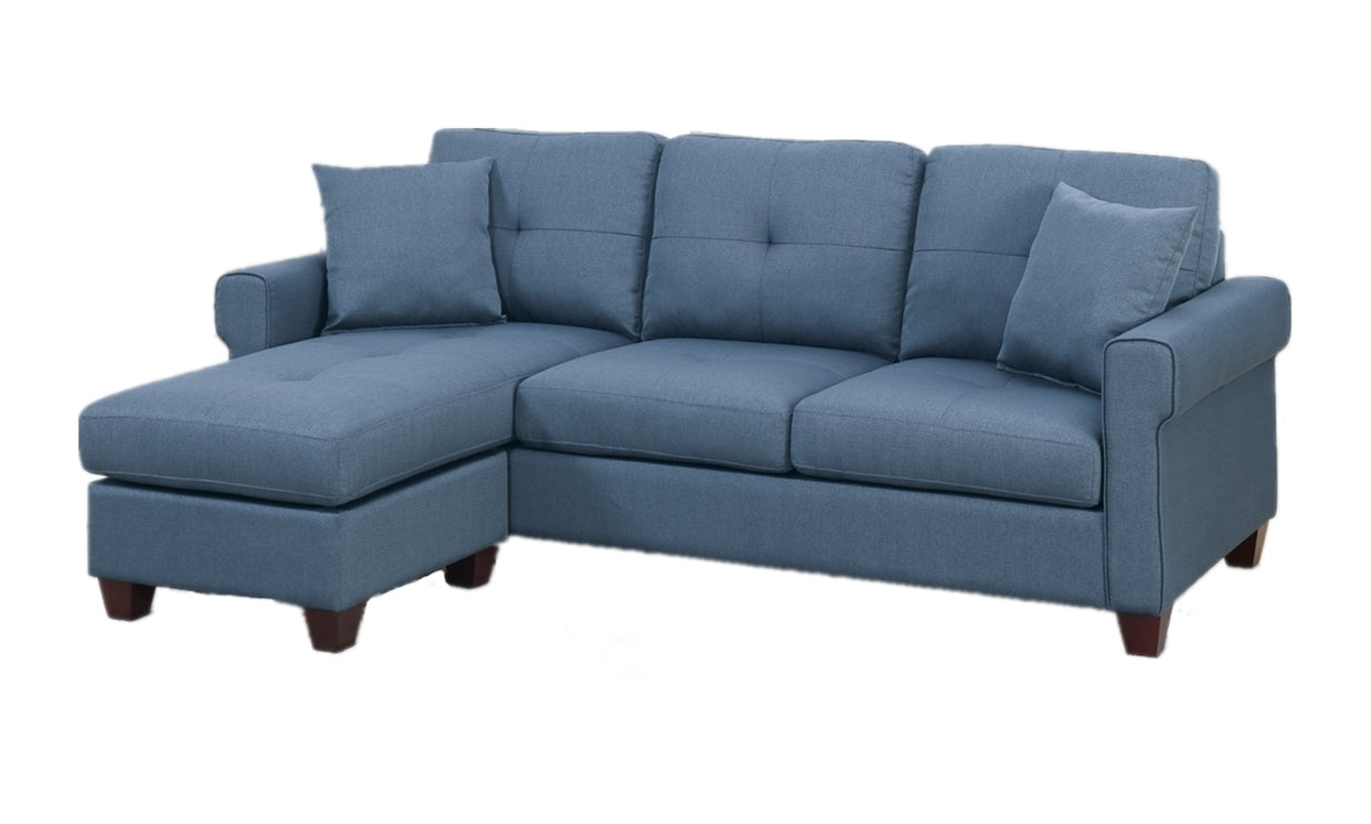 2-PCS SECTIONAL in Blue