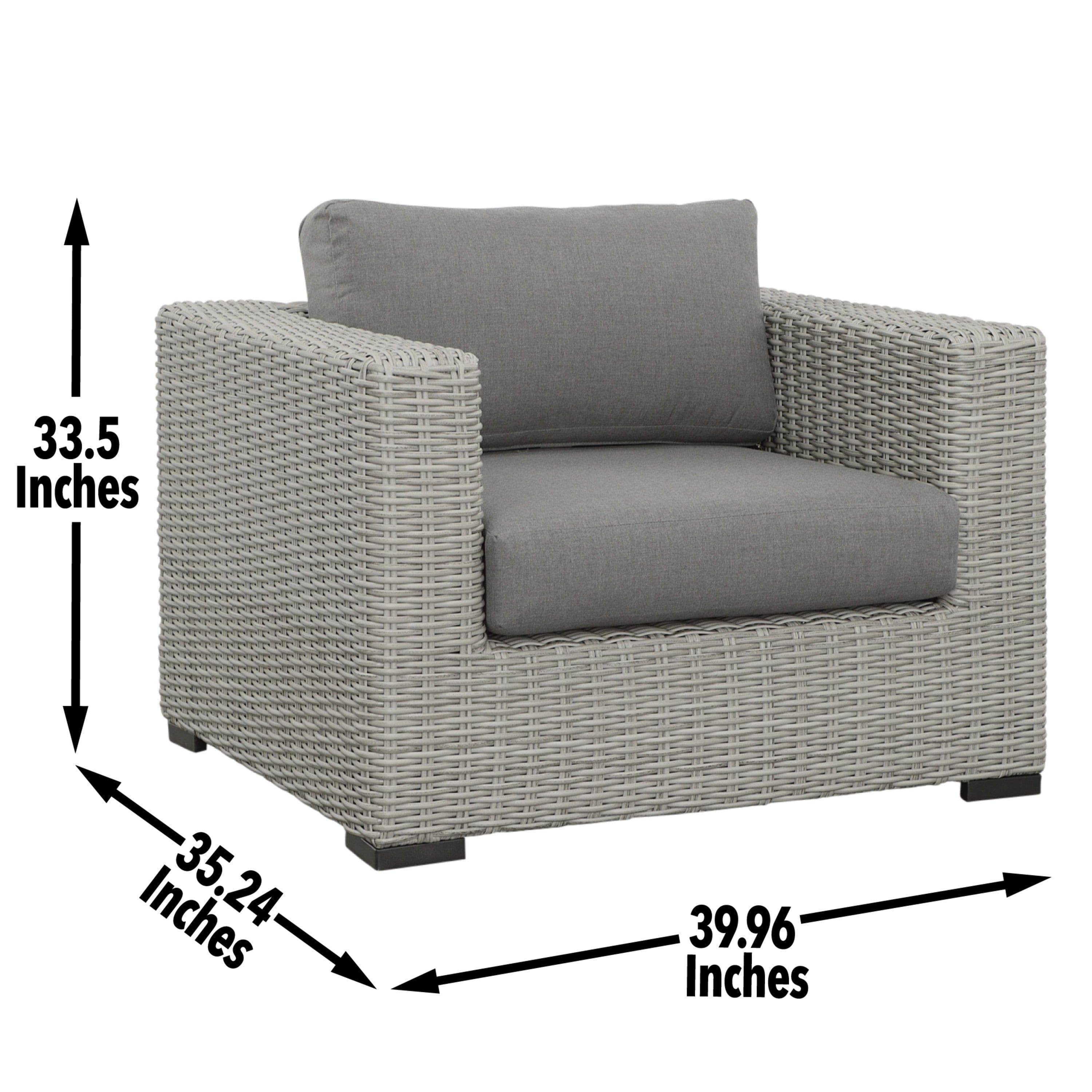 Outdoor Lounge Chair - Chic Design, High-Quality Materials - Deep Cushions, Removable for Easy Storage - Relaxation in Style and Comfort