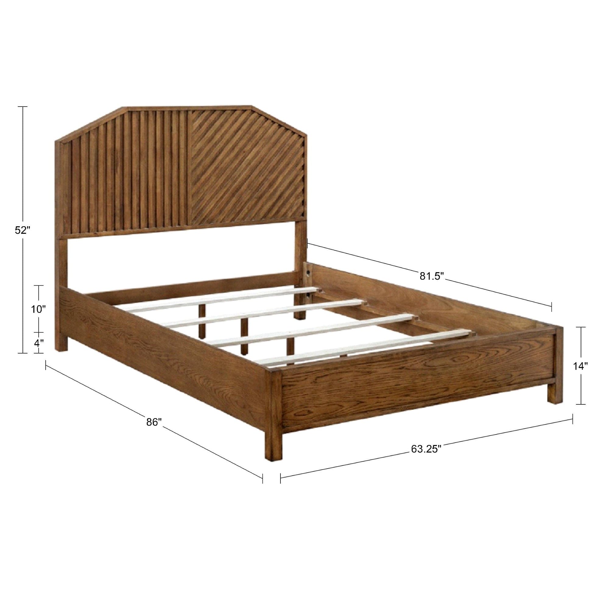 Wood Queen Bed