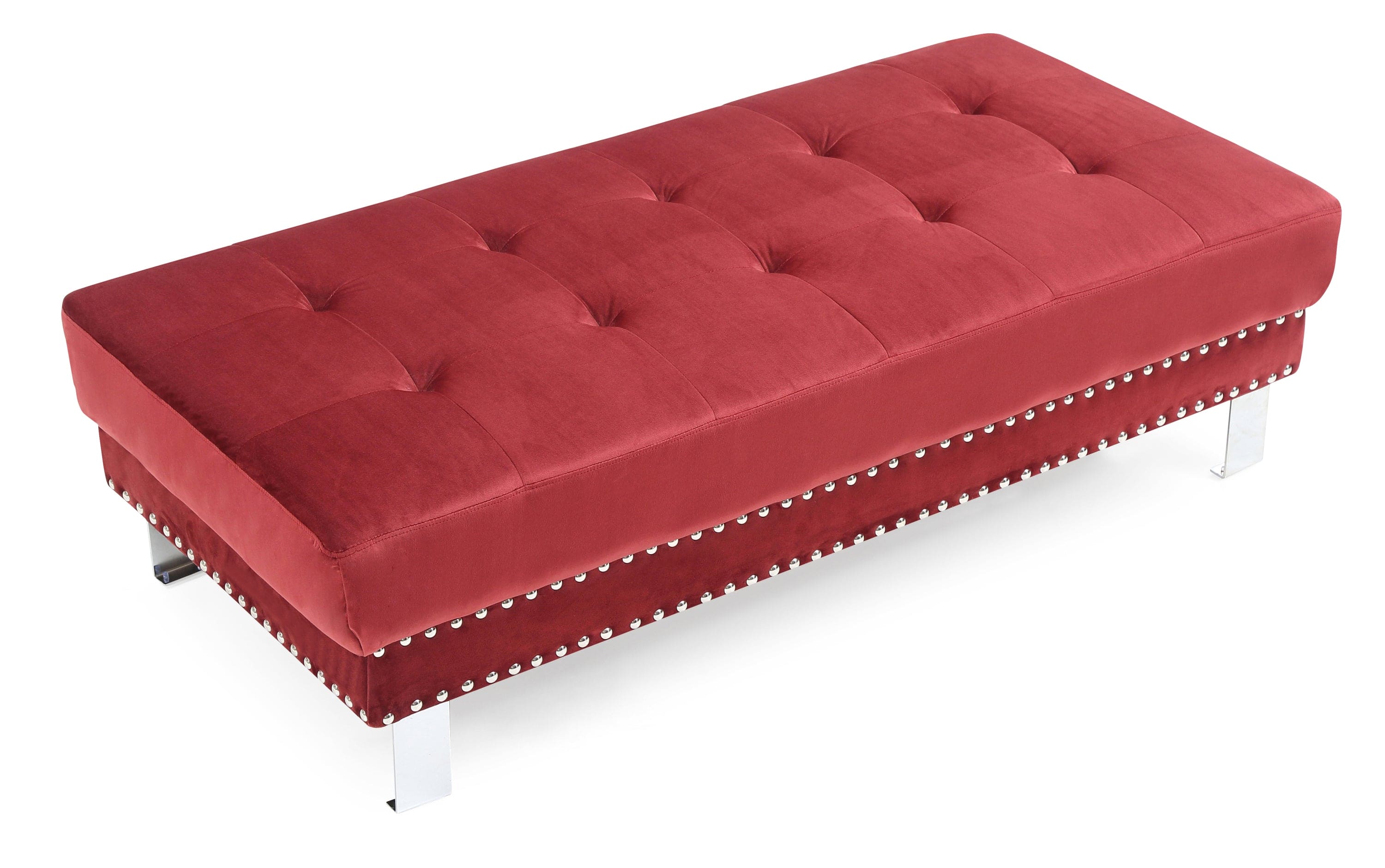 Glory Furniture Derek G373-O Ottoman , CHERRY