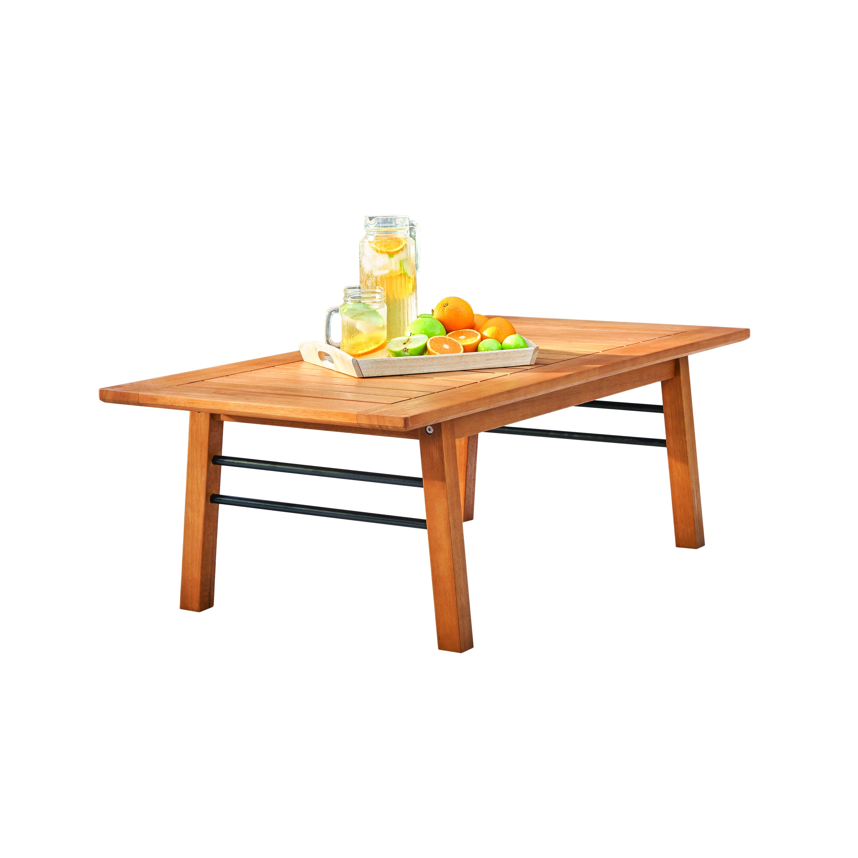 Rayna Honey Patio Wood Sofa Table