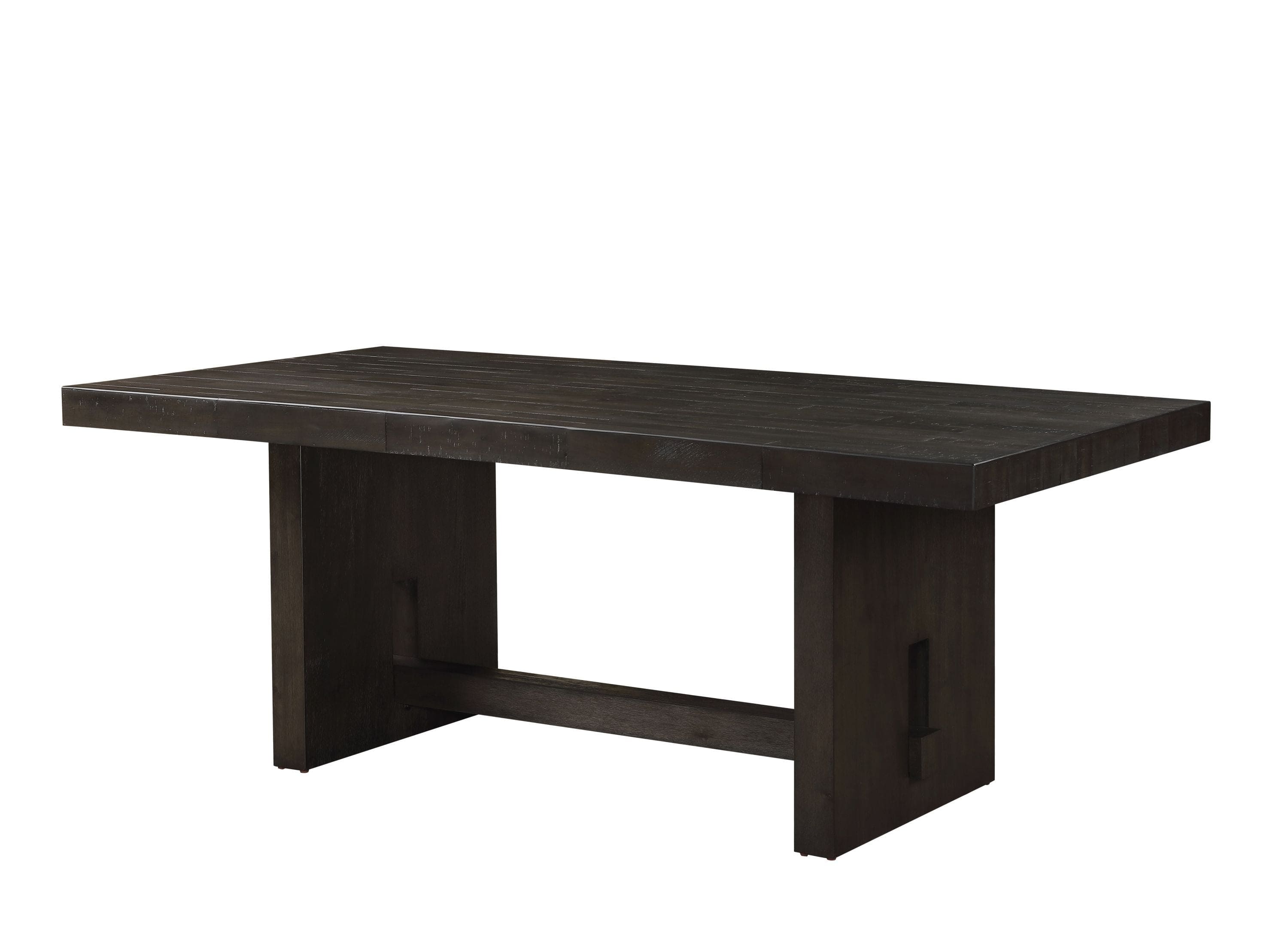 ACME Haddie Dining Table, Distressed Walnut (1Set/2Ctn) 72210