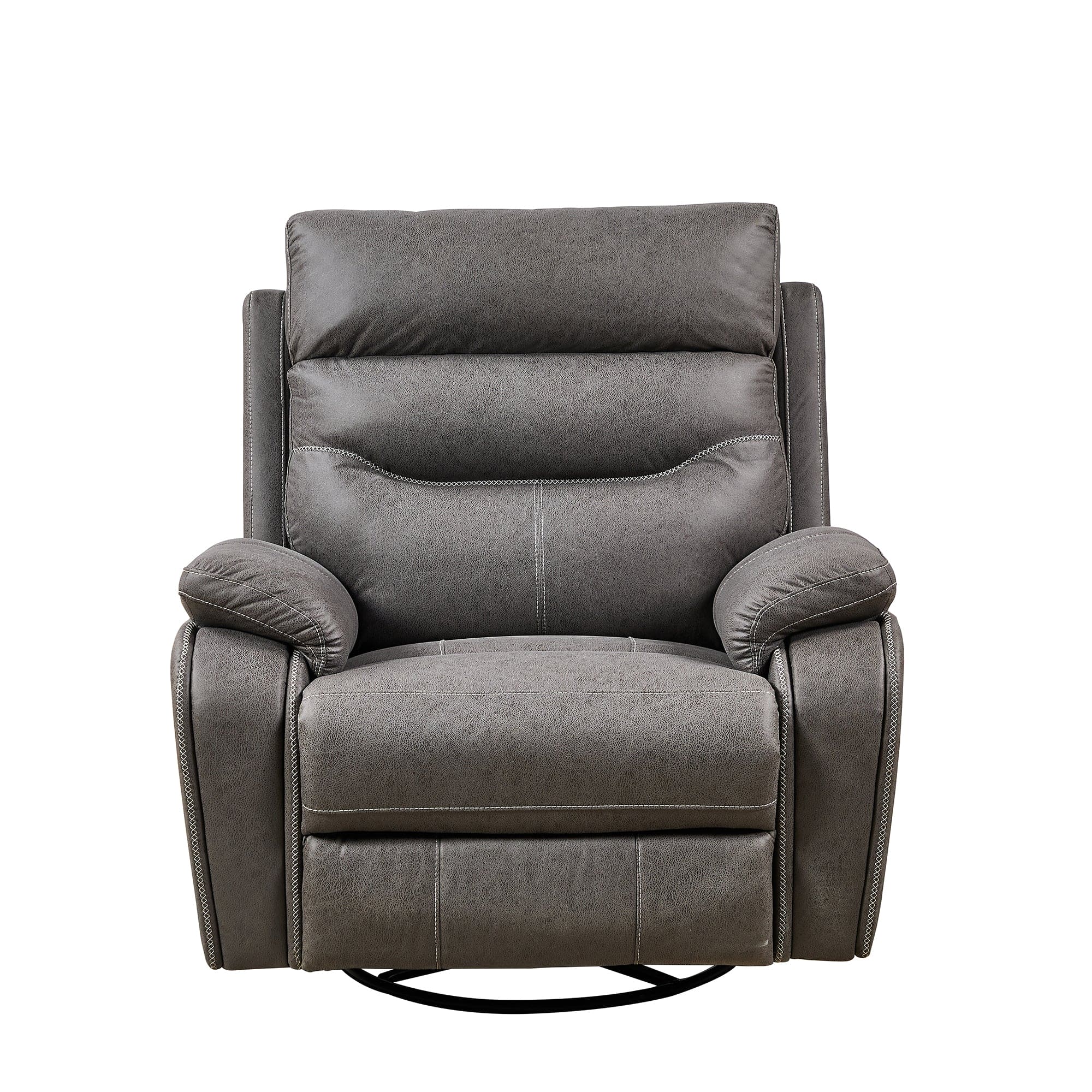 Liyasi Dual OKIN Motor Rocking and 240 Degree Swivel Single Sofa Seat recliner Chair  Infinite Position ,Head rest with power function