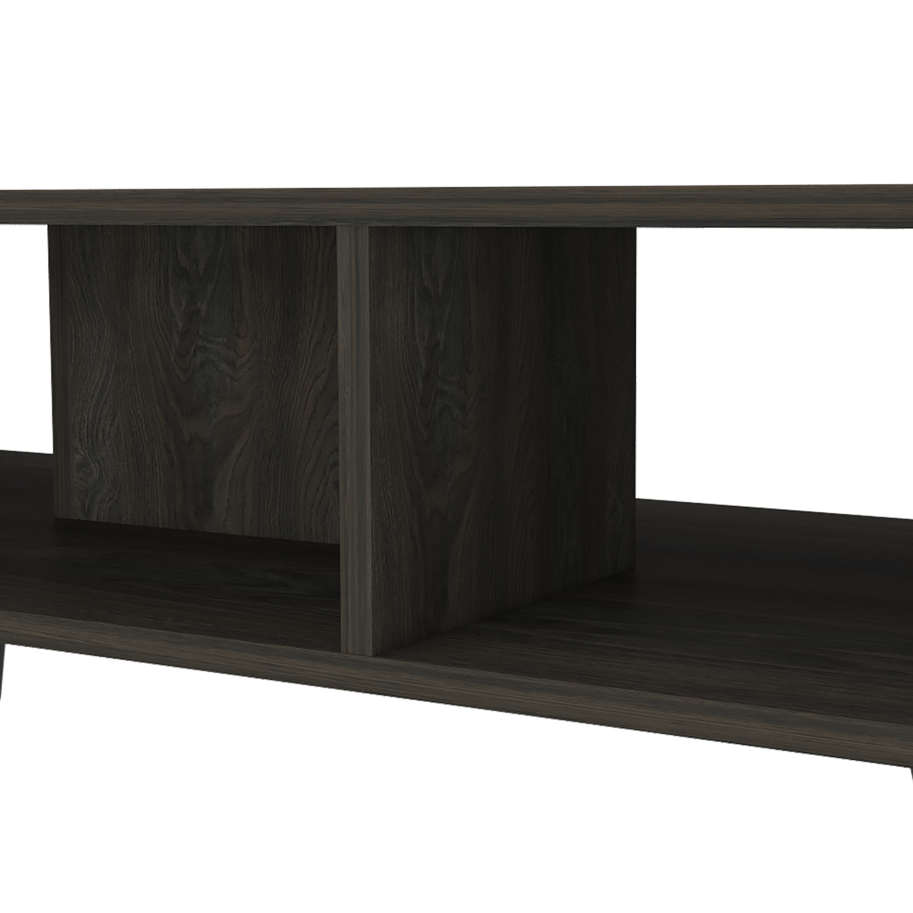 Coffee Table Minnesota, Two Shelves, Carbon Espresso Finish