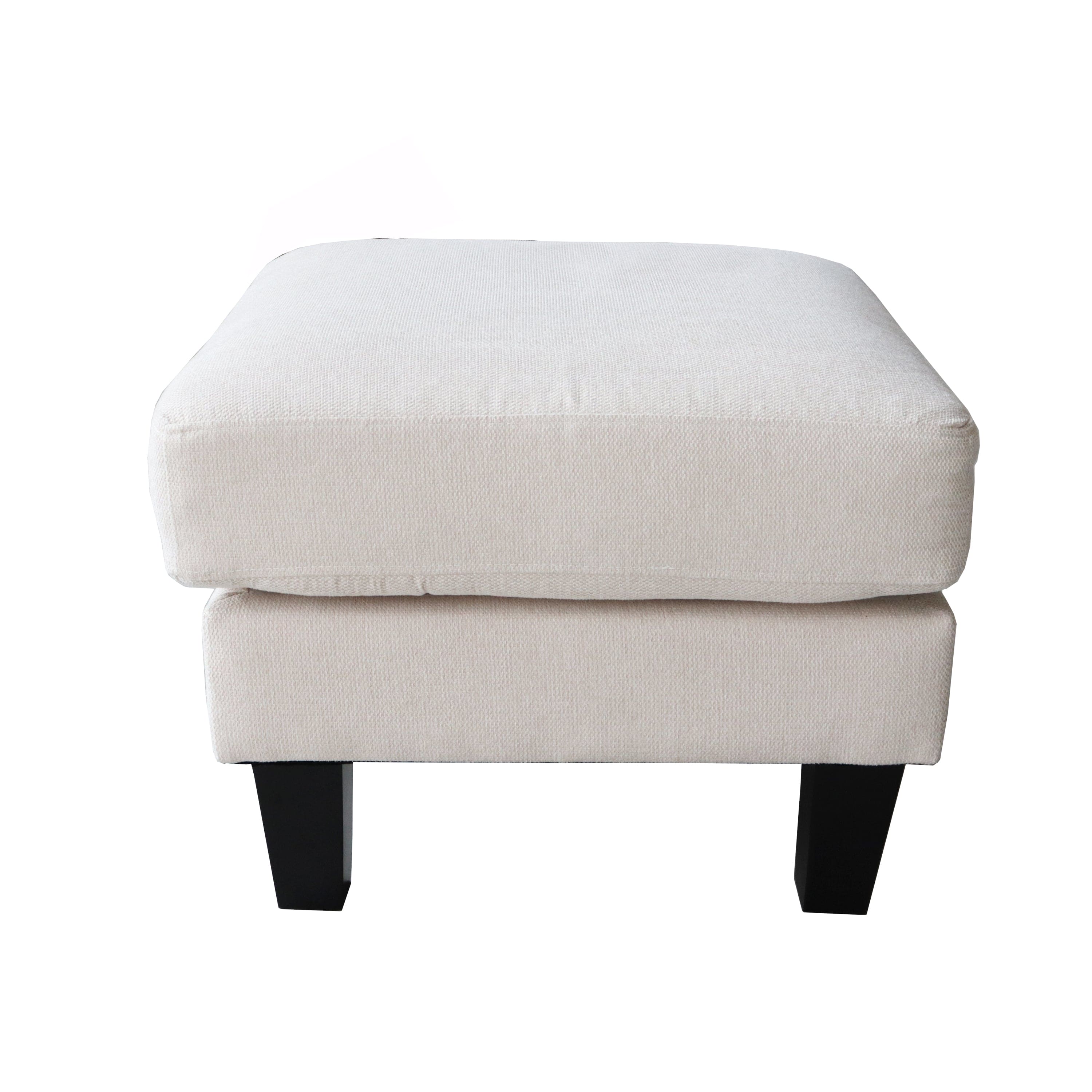 Fabric Ottoman Beige