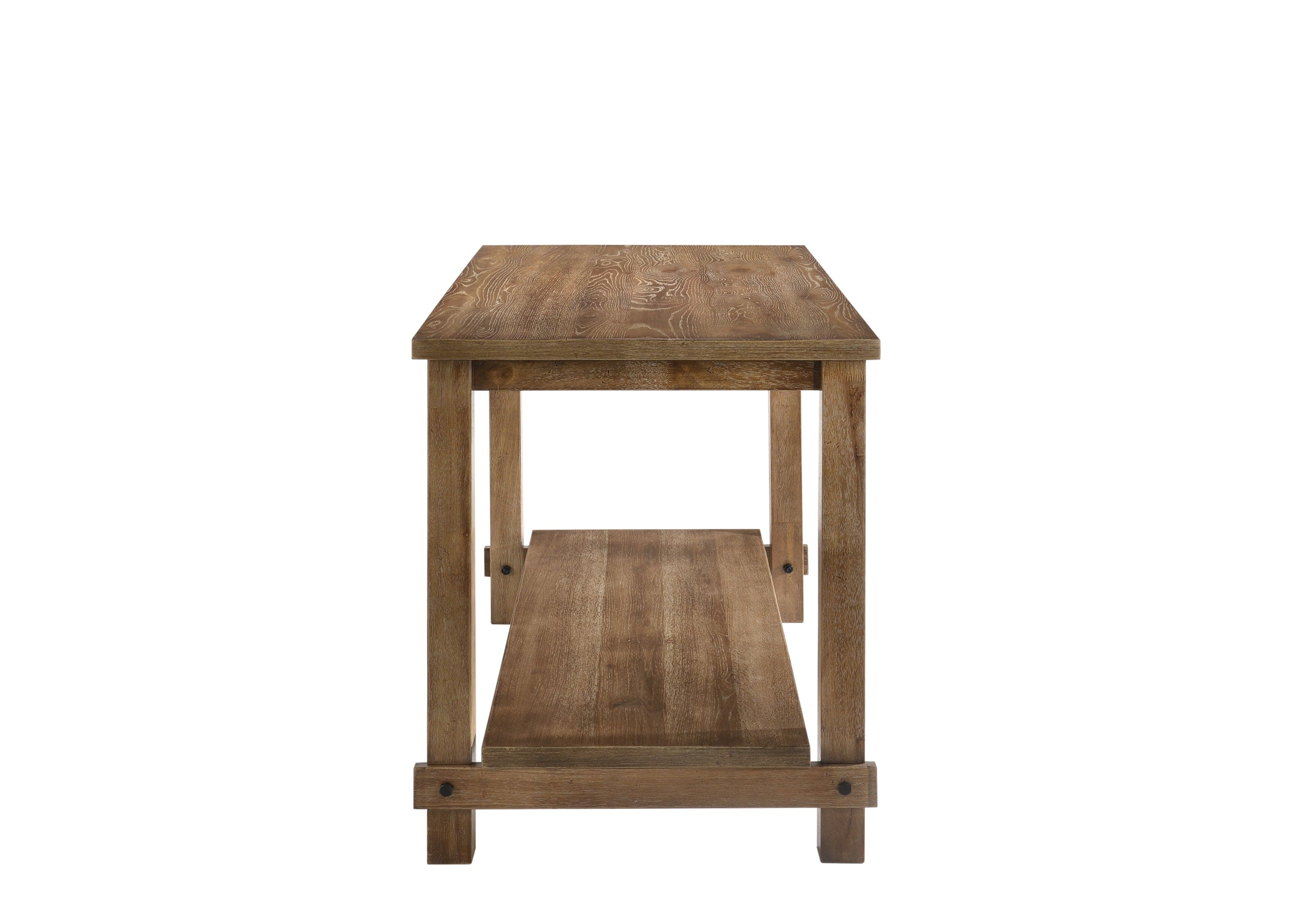 ACME Martha II Counter Height Table in Weathered Oak 70830