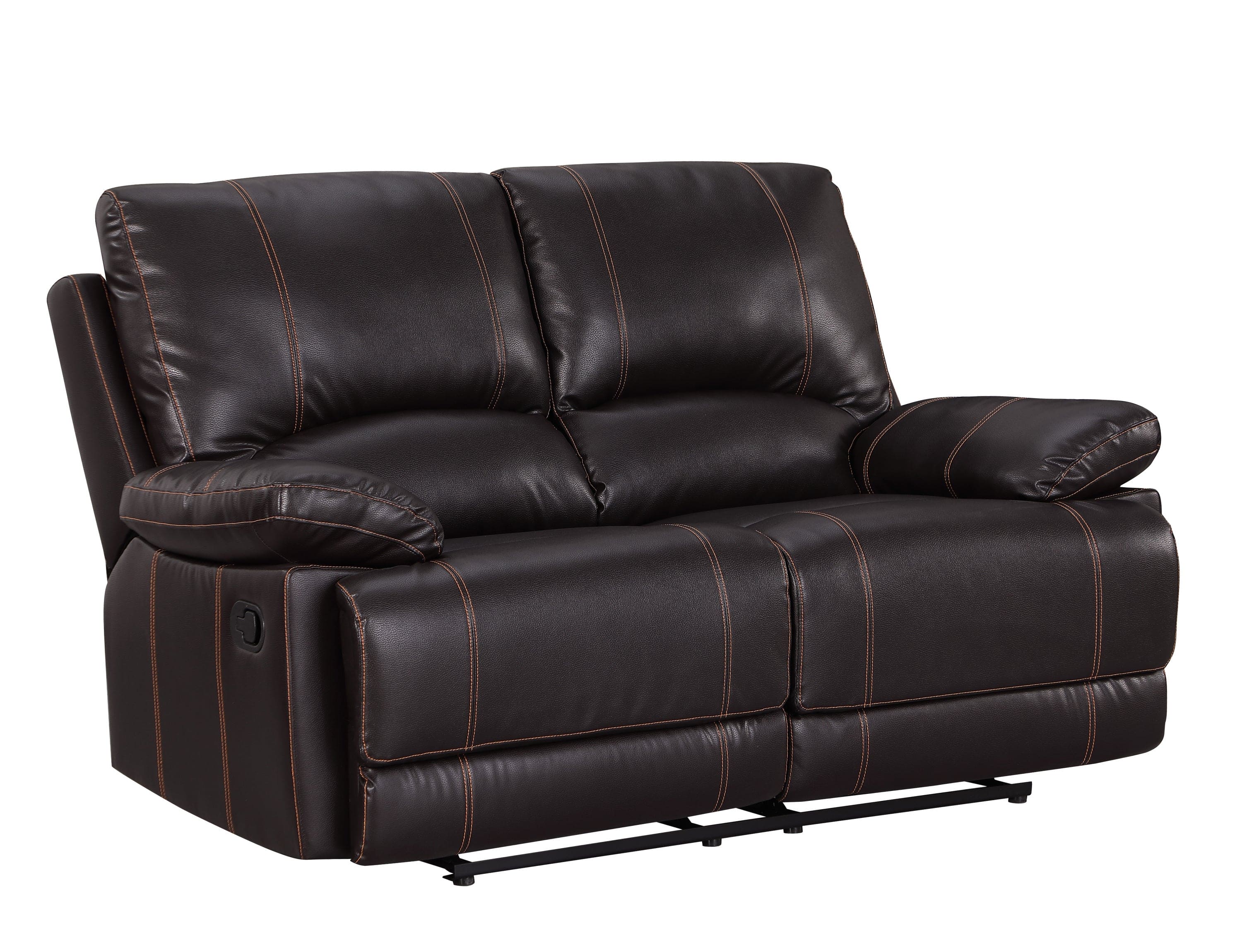 Global United Leather-Air Recliining  Loveseat