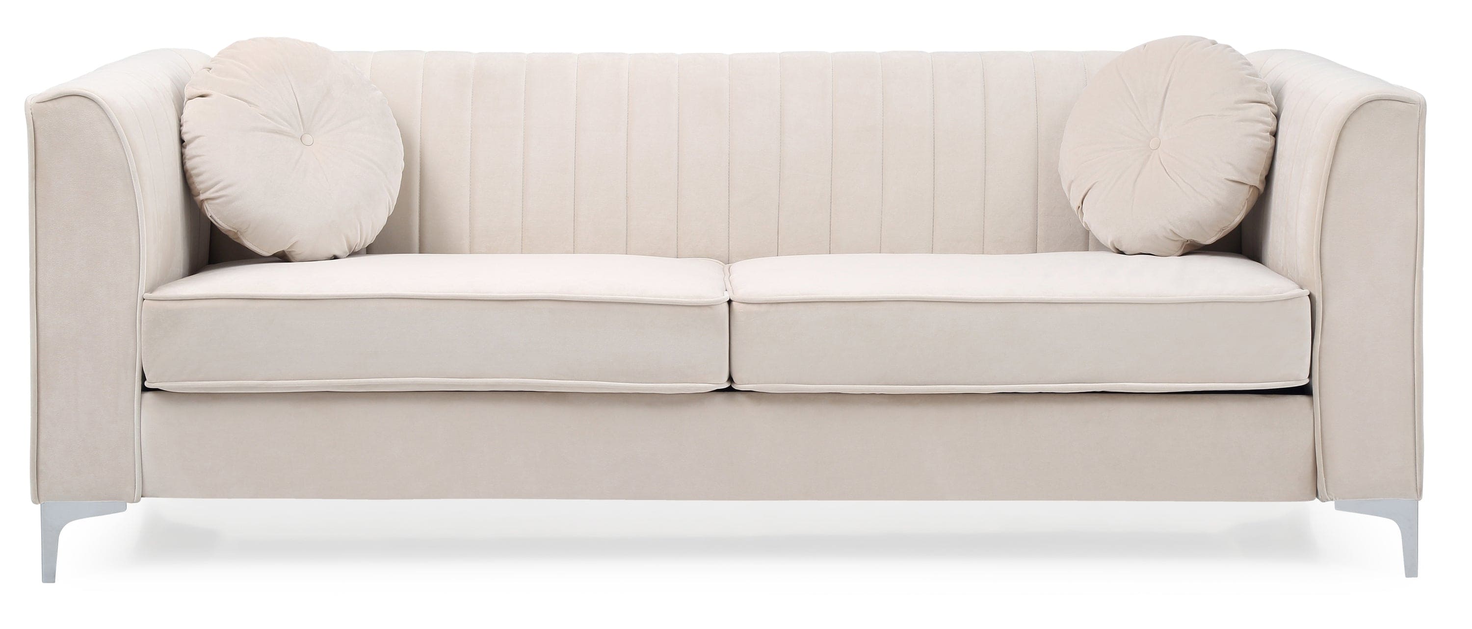 Glory Furniture Delray G797A-S Sofa ( 2 Boxes ) , IVORY