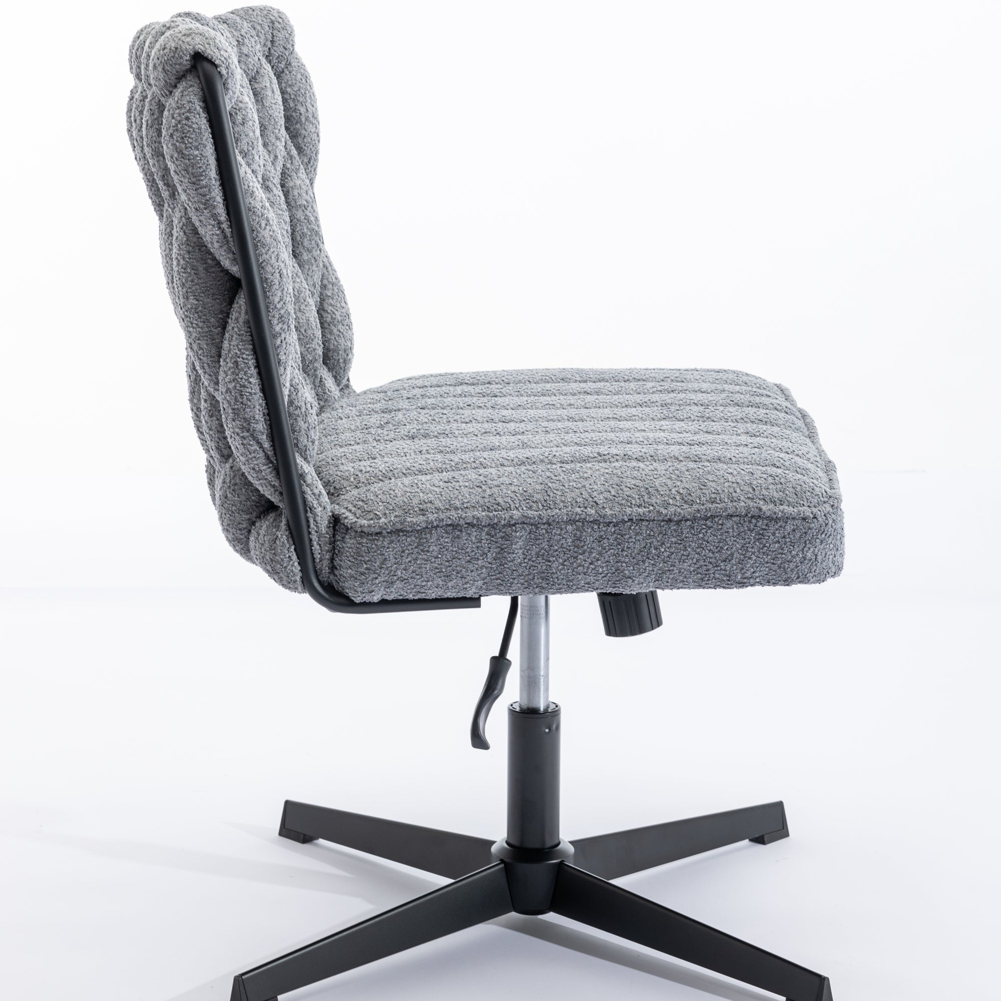 Armless Office Desk Chair No Wheels