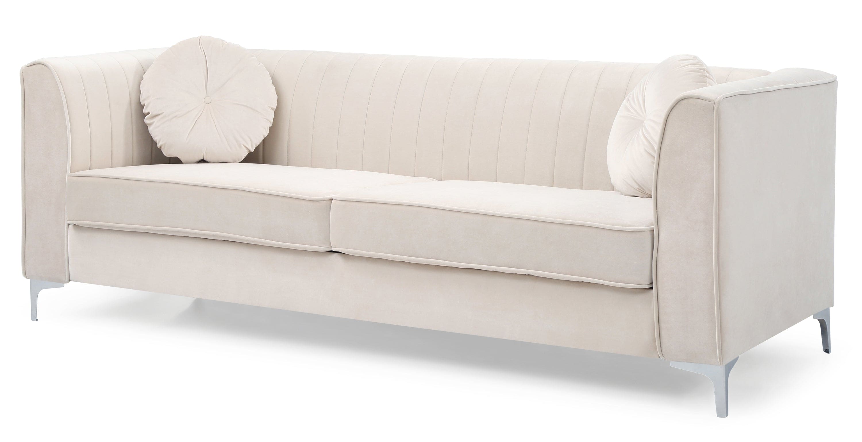 Glory Furniture Delray G797A-S Sofa ( 2 Boxes ) , IVORY