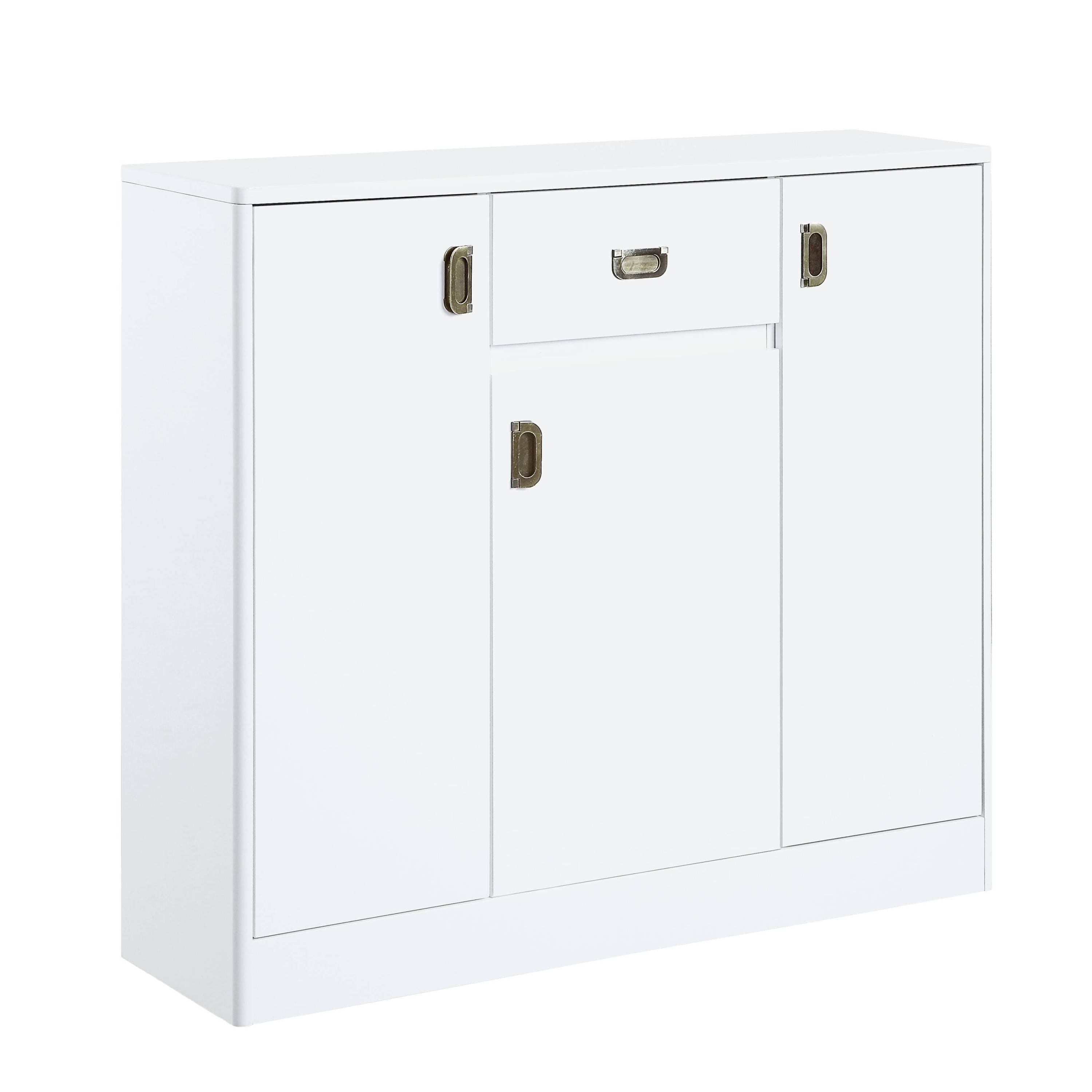 ACME Pagan Server in White High Gloss Finish DN00742