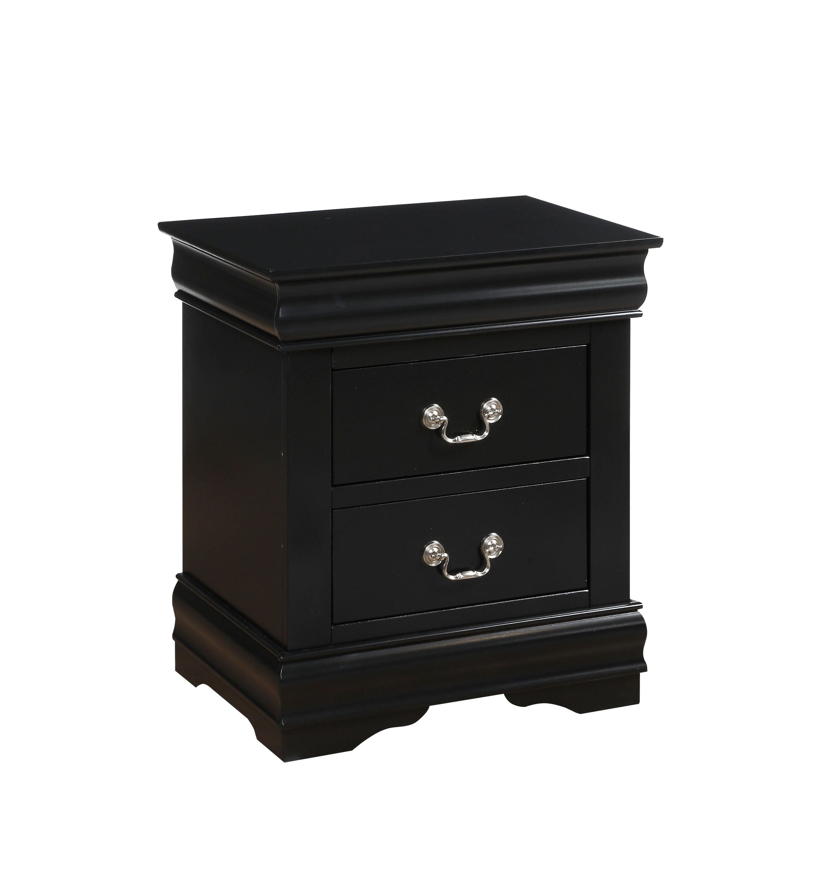 ACME Louis Philippe Nightstand in Black 23733