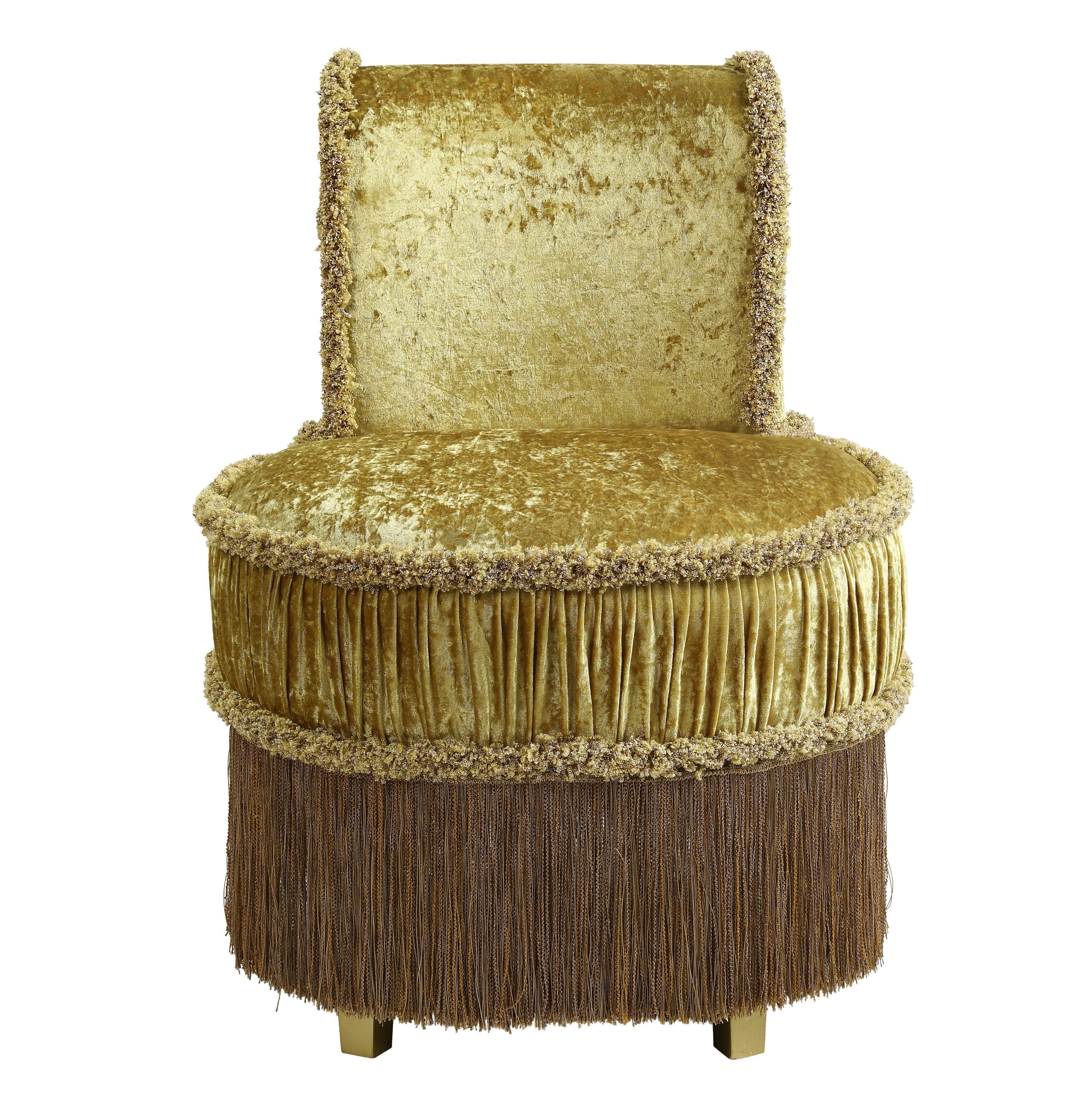 ACME Bernadette STOOL Gold Finish BD01478