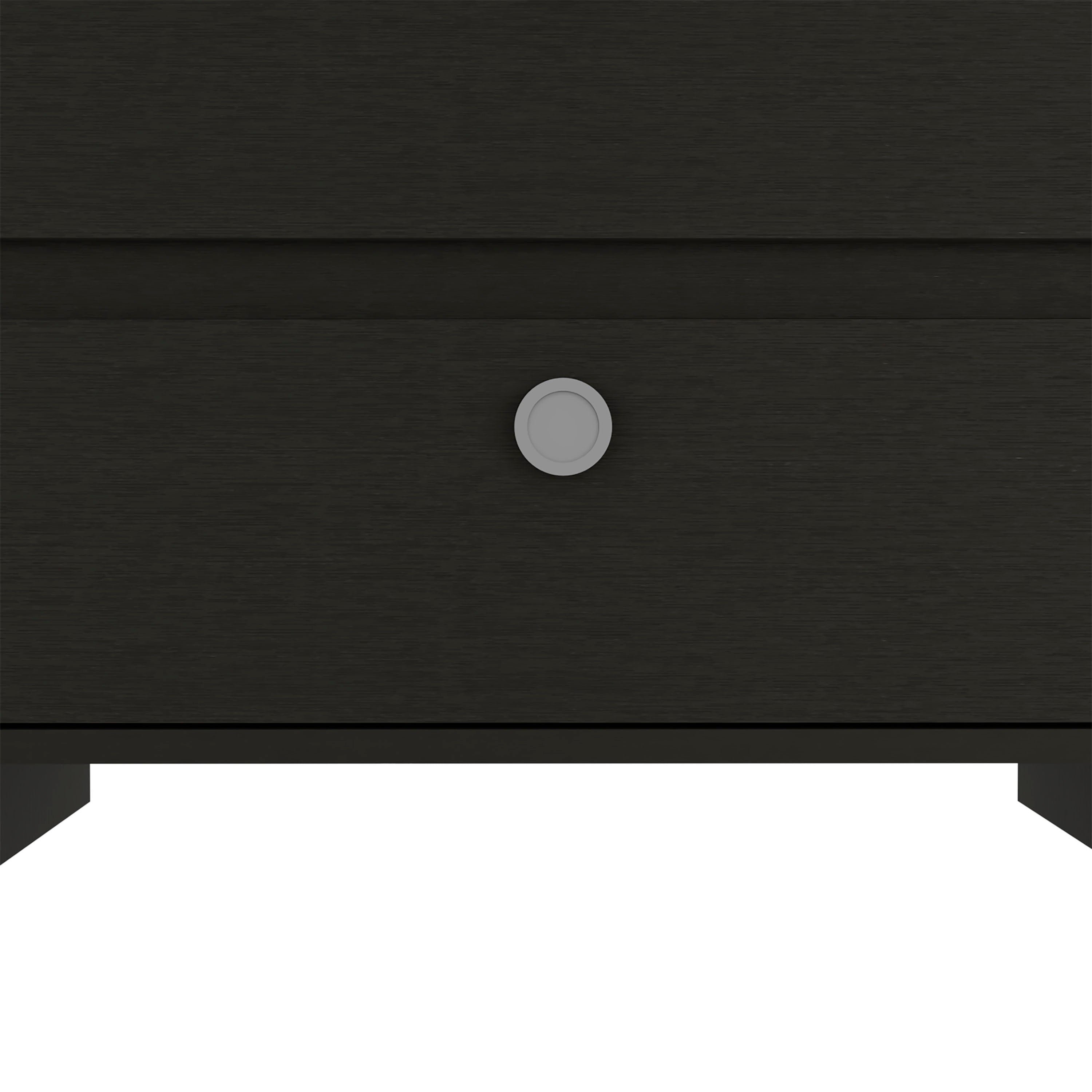 Nightstand Dreams, Two Drawers, Black Wengue Finish