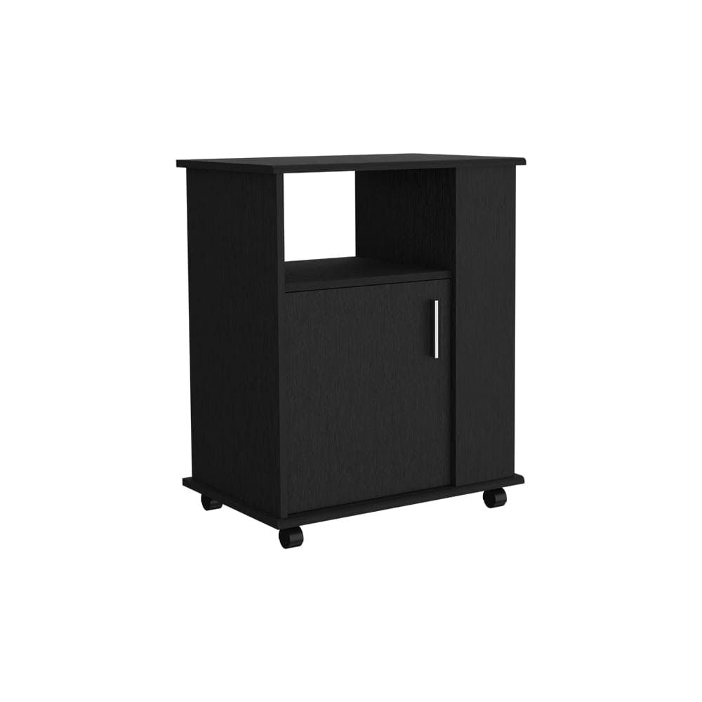 Lower Microwave Cabinet Kit, Black Wengue Finish