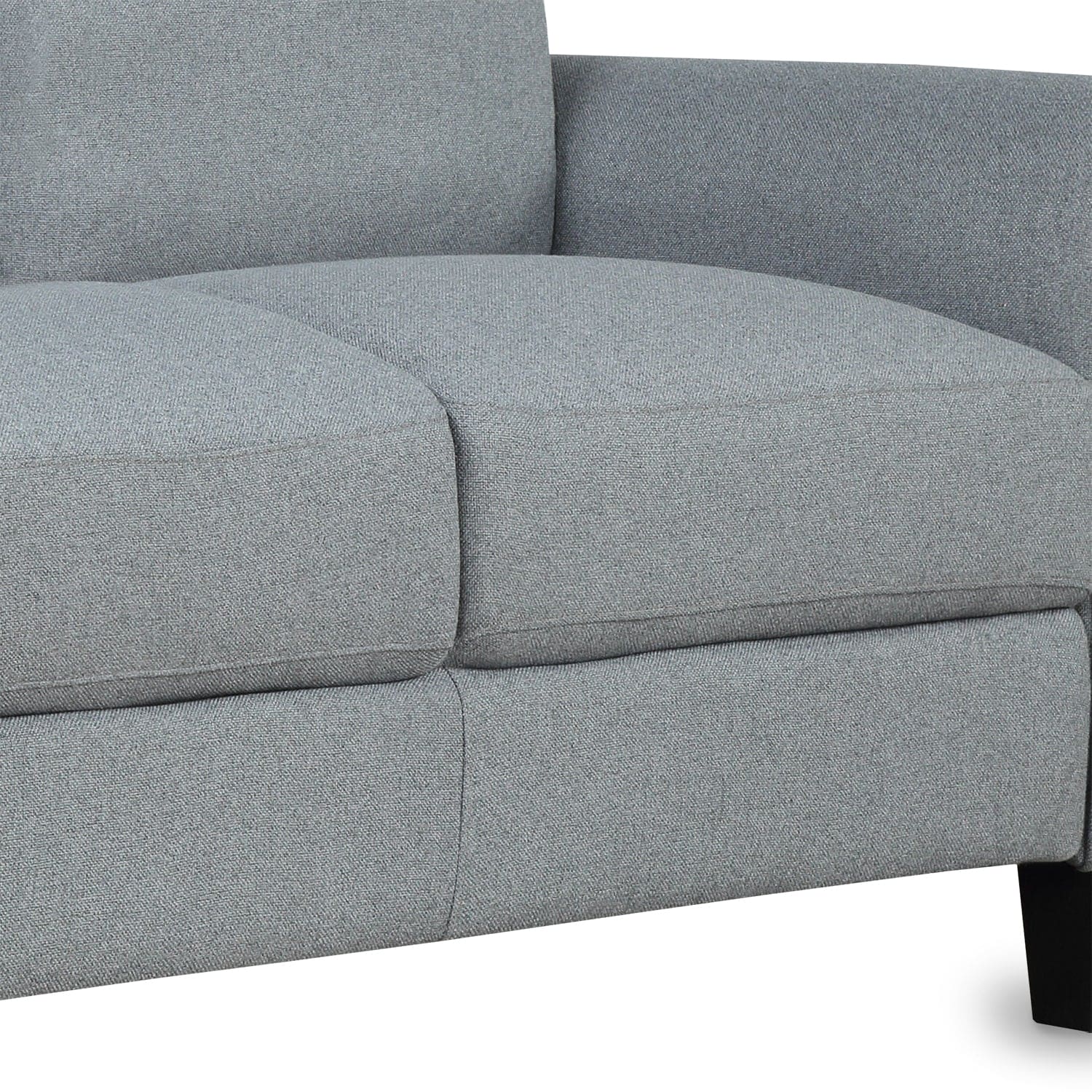 Living Room Furniture Loveseat Sofa and 3-seat  sofa (Gray)