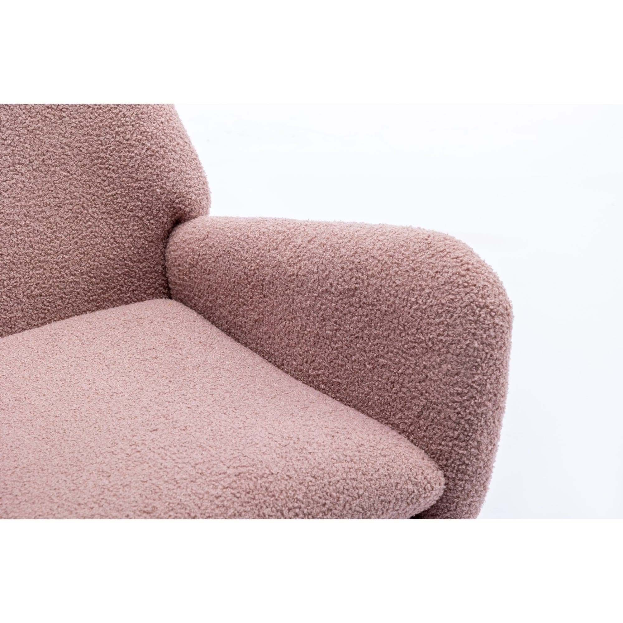 35.5 inch Rocking Chair with Pocket, (pink)