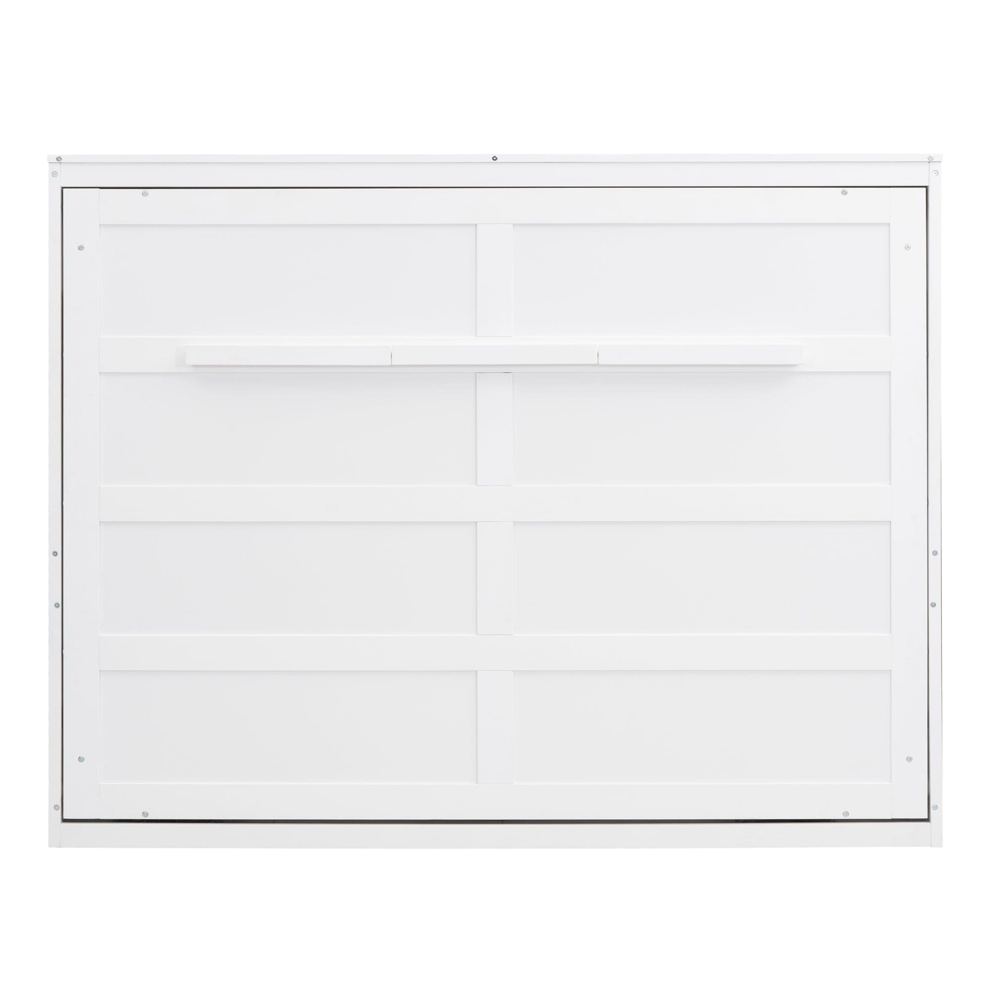 Queen Size Murphy Bed Wall Bed,White