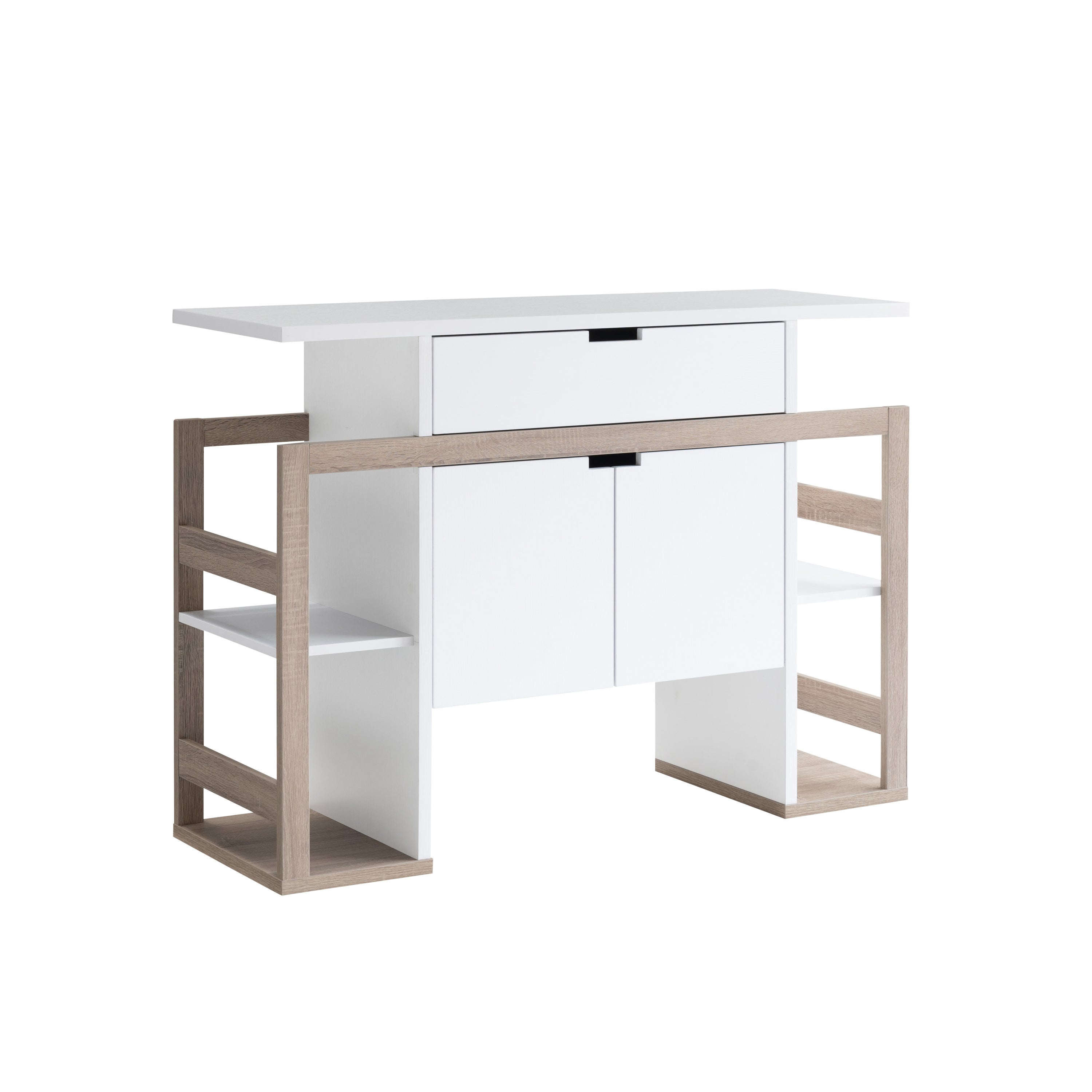 ID USA  213040 Buffet White & Dark Taupe