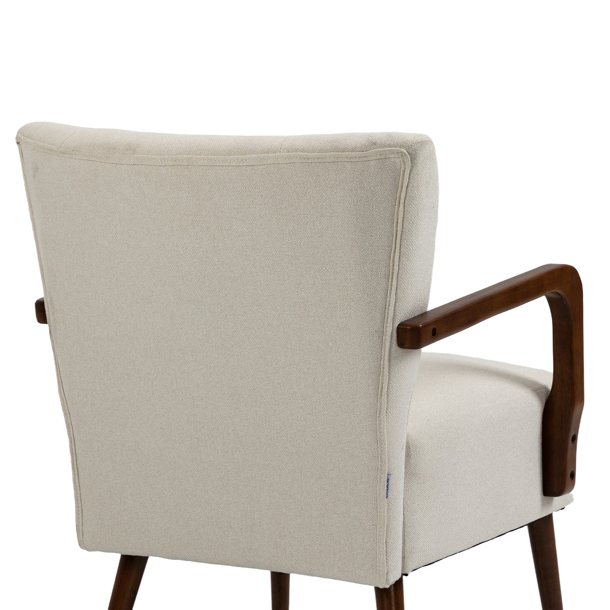 COOLMORE Wood Frame Armchair,  Modern Accent Chair Lounge Chair for Living Room