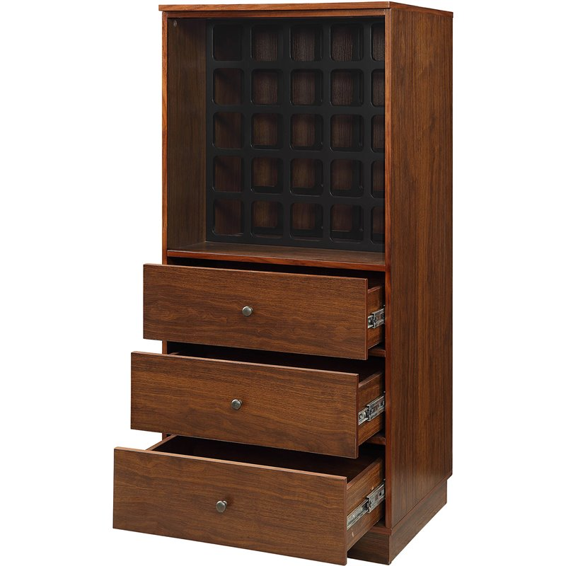 ACME Wiesta Wine Cabinet in Walnut 97542