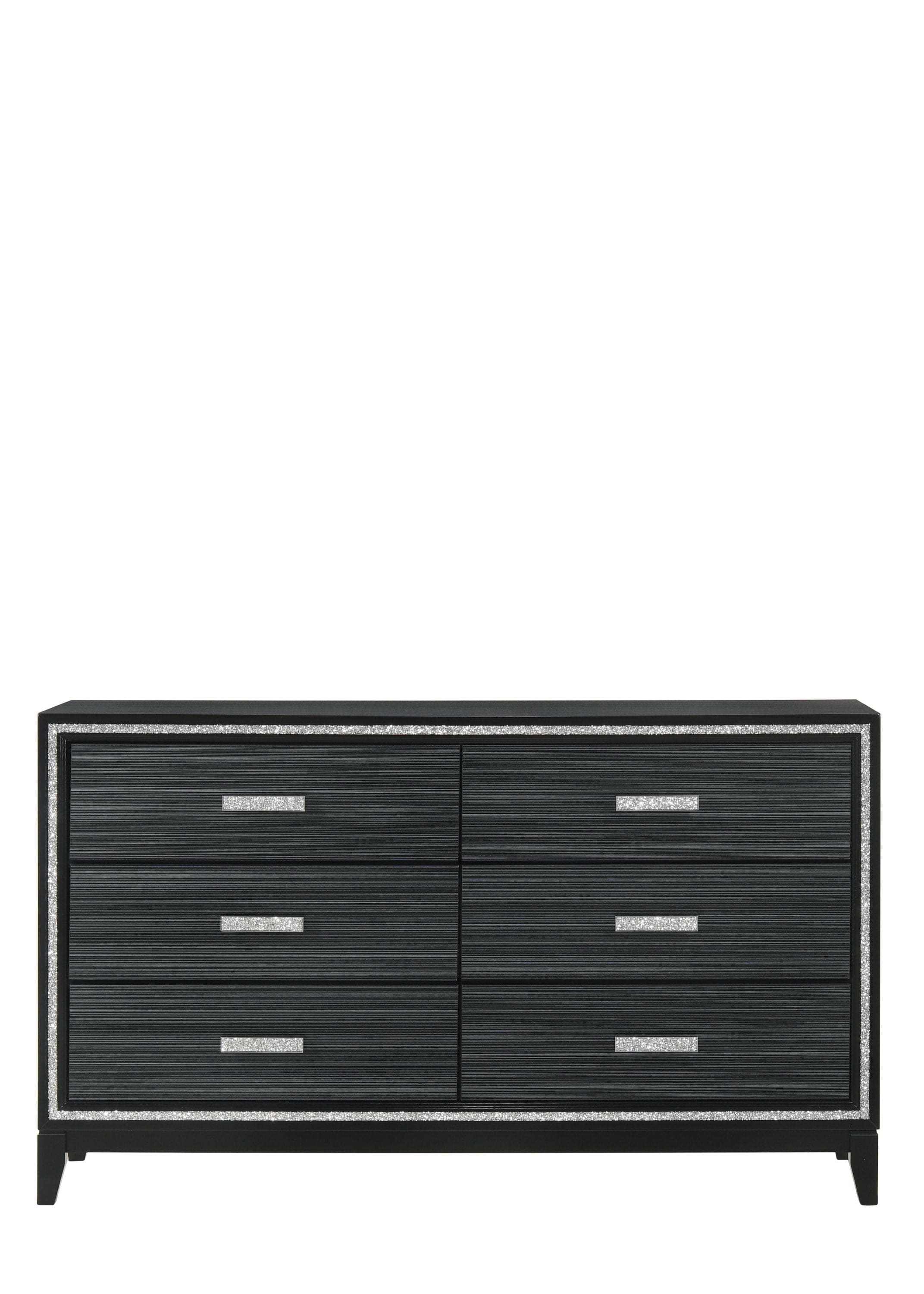 ACME Haiden Dresser, Weathered Black Finish 28435