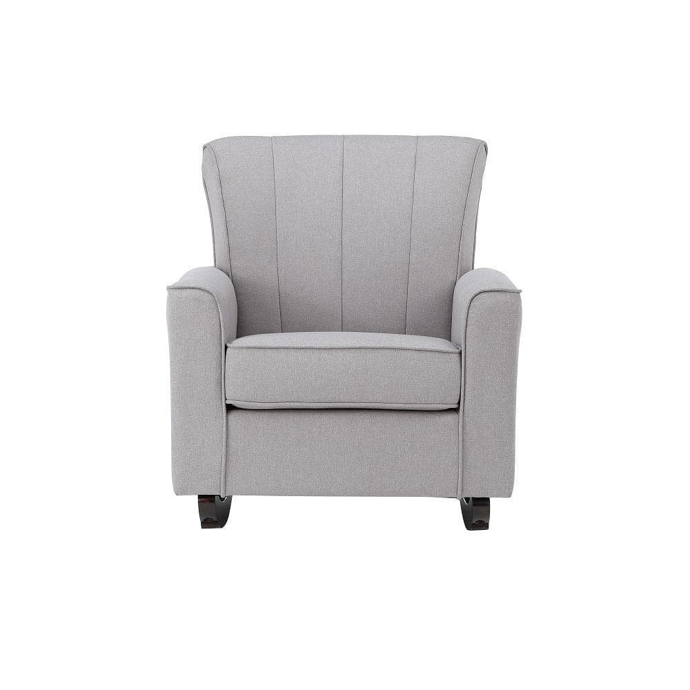 ACME Denzell Rocking Chair, Gray Linen AC02185