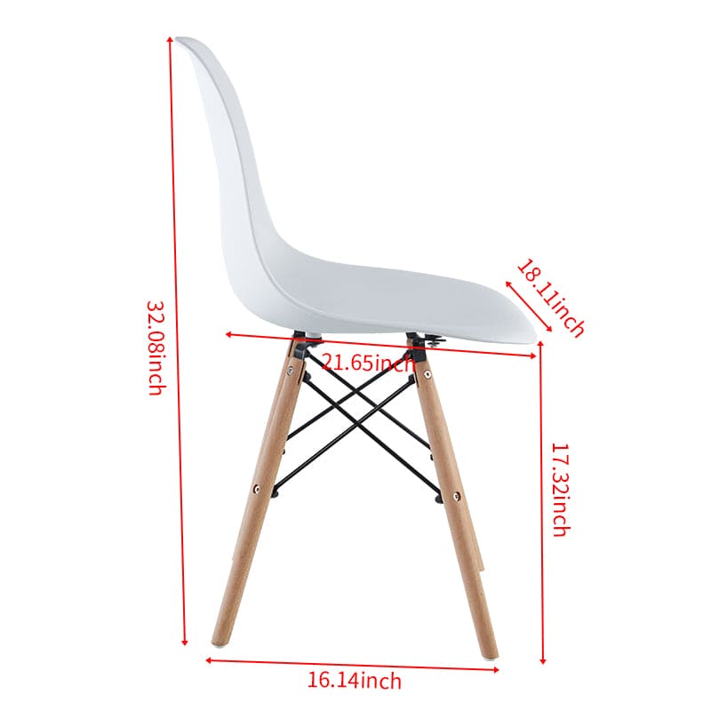 1+4,5pieces dining set,31.5"WHITE Table metal leg Mid-century Dining Table for 4-6 people With Mdf Table Top, Pedestal Dining Table, End Table Leisure Coffee Table