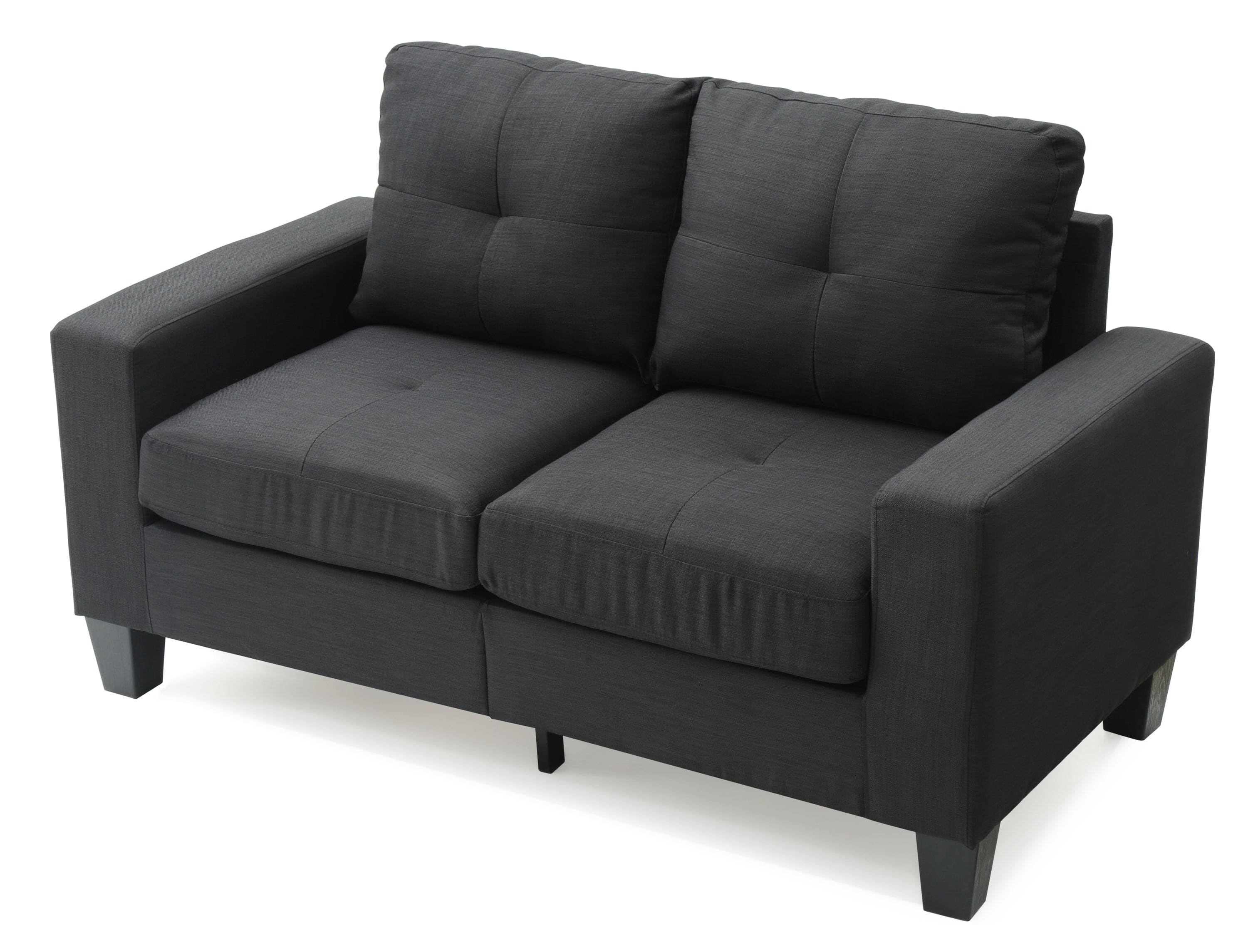 Glory Furniture Newbury G475A-L Newbury Modular Loveseat , BLACK