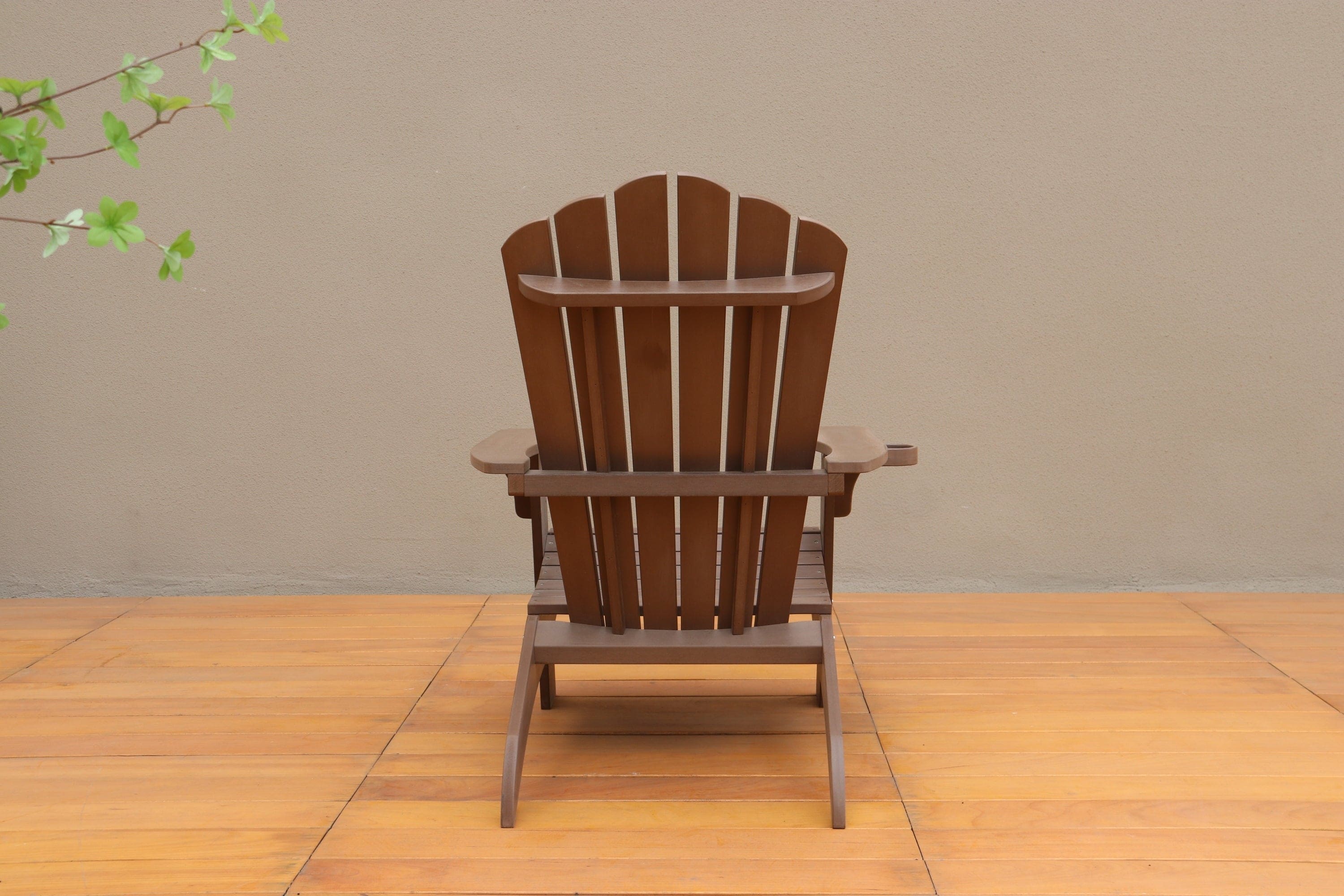 Polystyrene Adirondack Chair - Brown