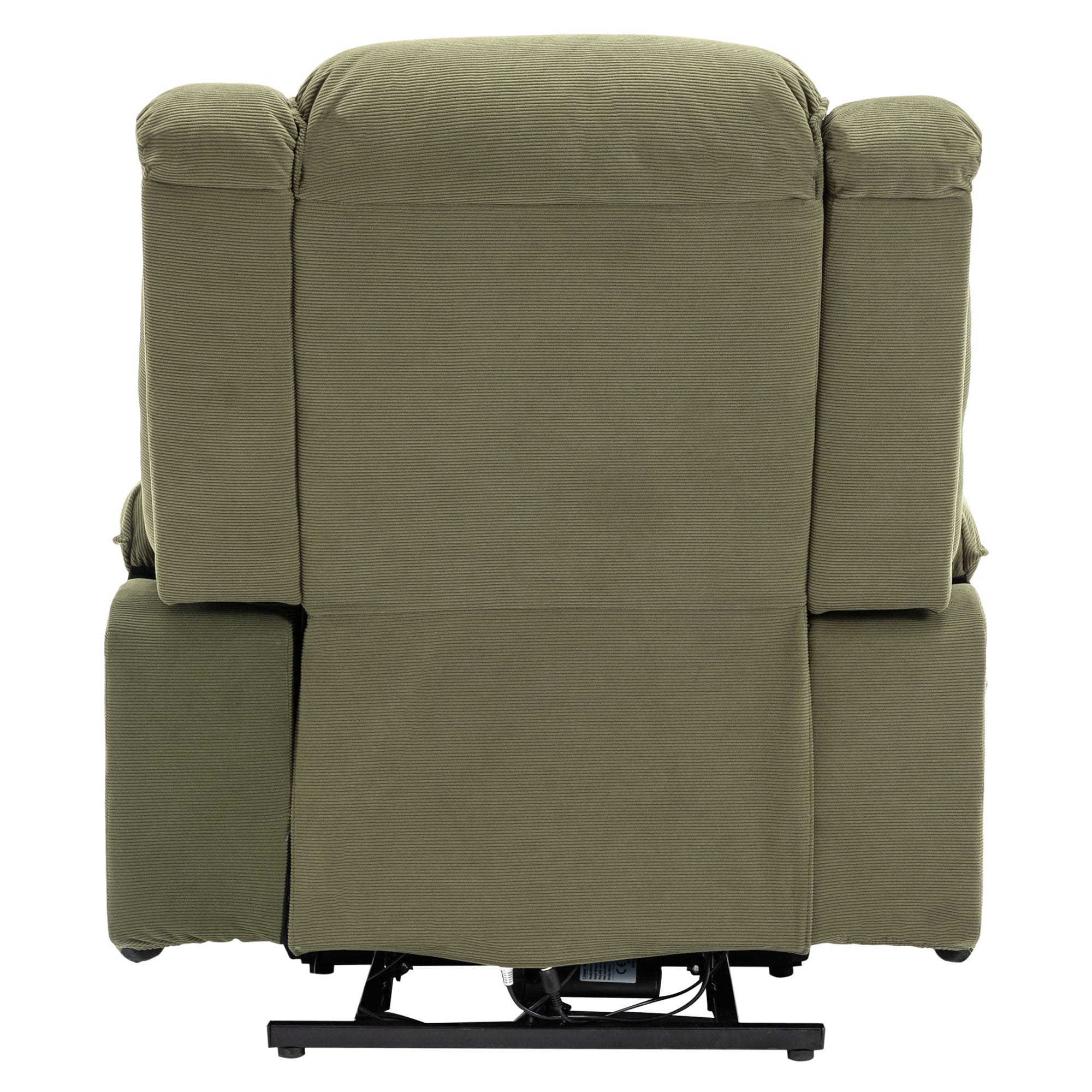 Massage Recliner,Power Lift Chair for Elderly with Adjustable Massage and Heating Function,Recliner Chair with Infinite Position and Side Pocket for Living Room ,Green