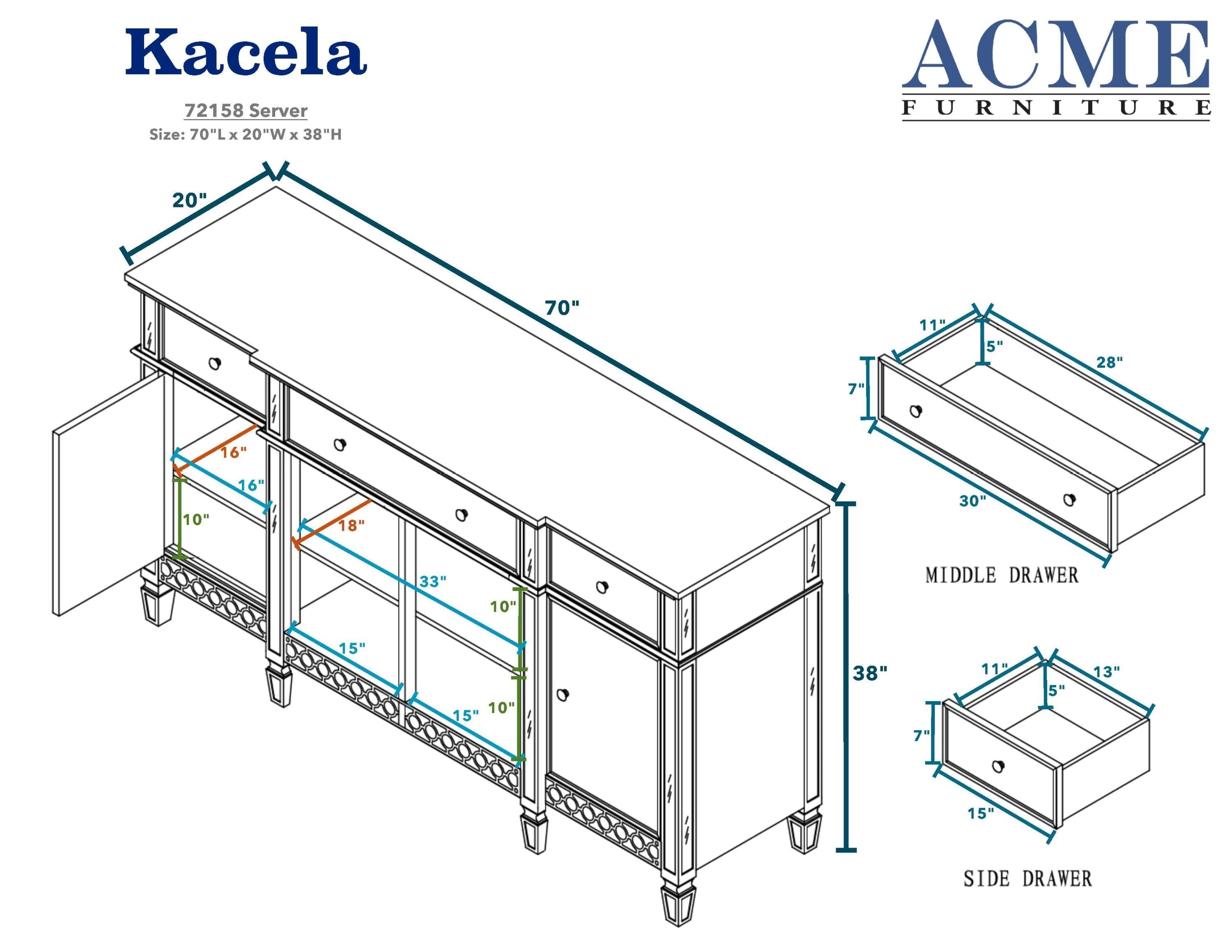 ACME Kacela Server in Champagne 72158