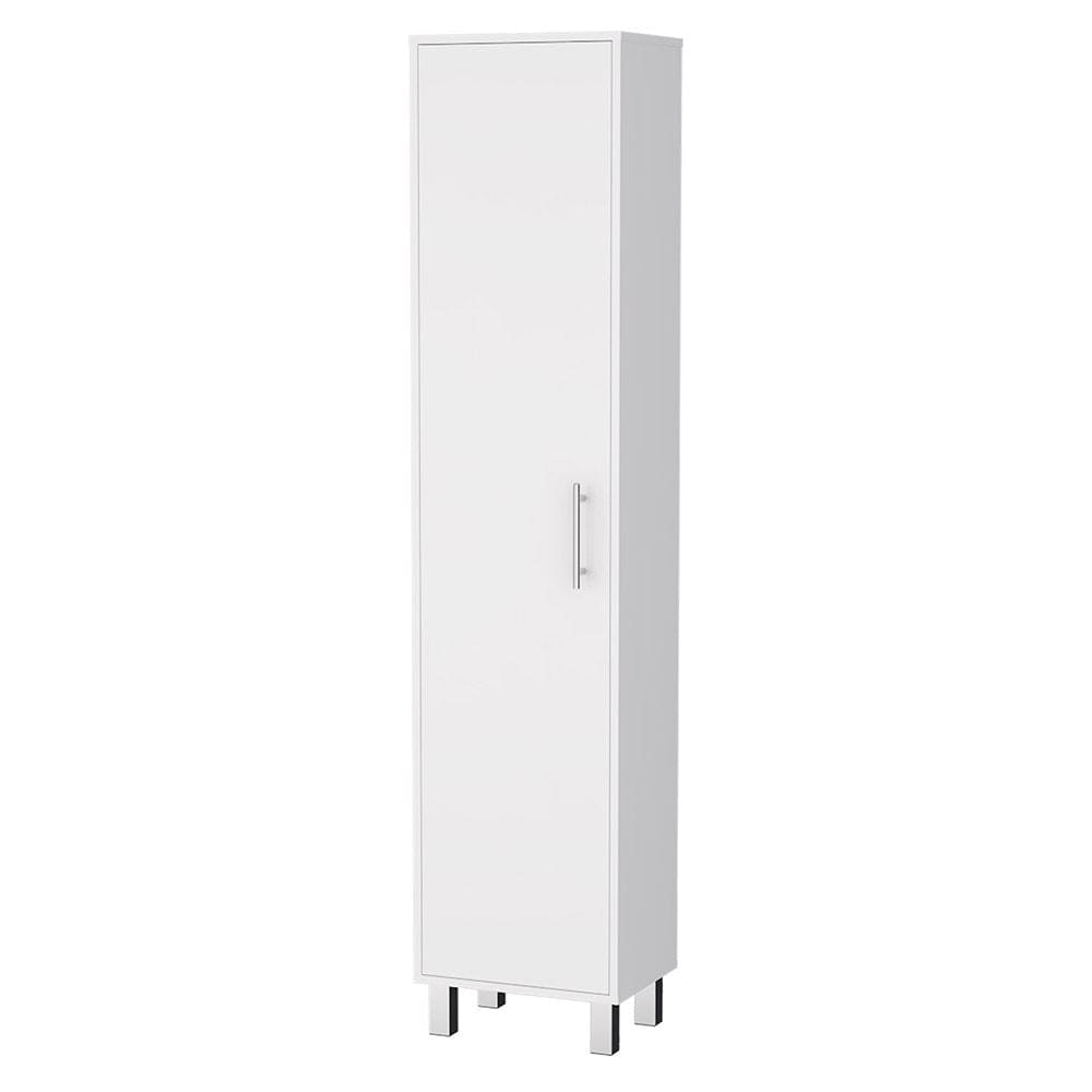 Storage Cabinet Buccan, Five Shelves, White Finish