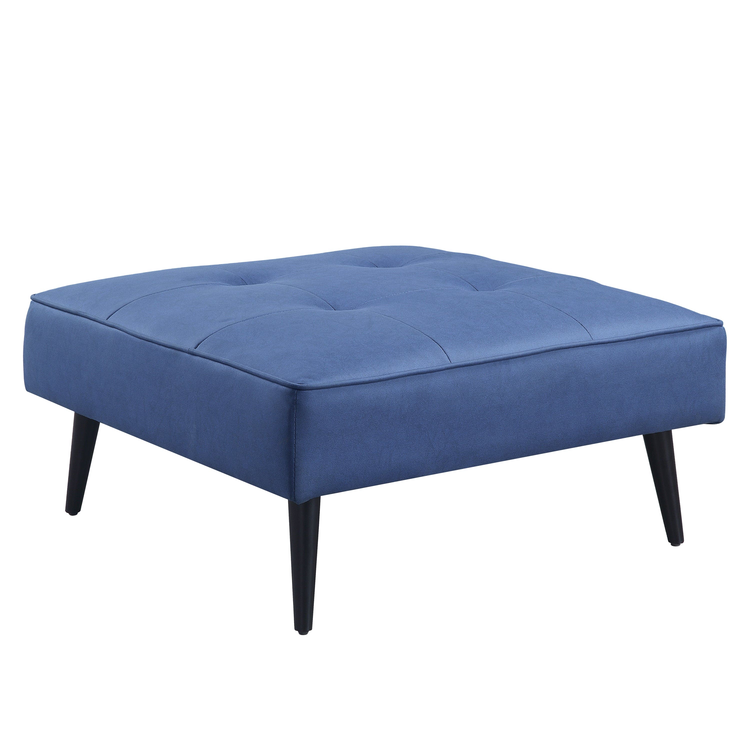 ACME Nafisa Adjustable Sofa & Ottoman, Blue Fabric LV00823