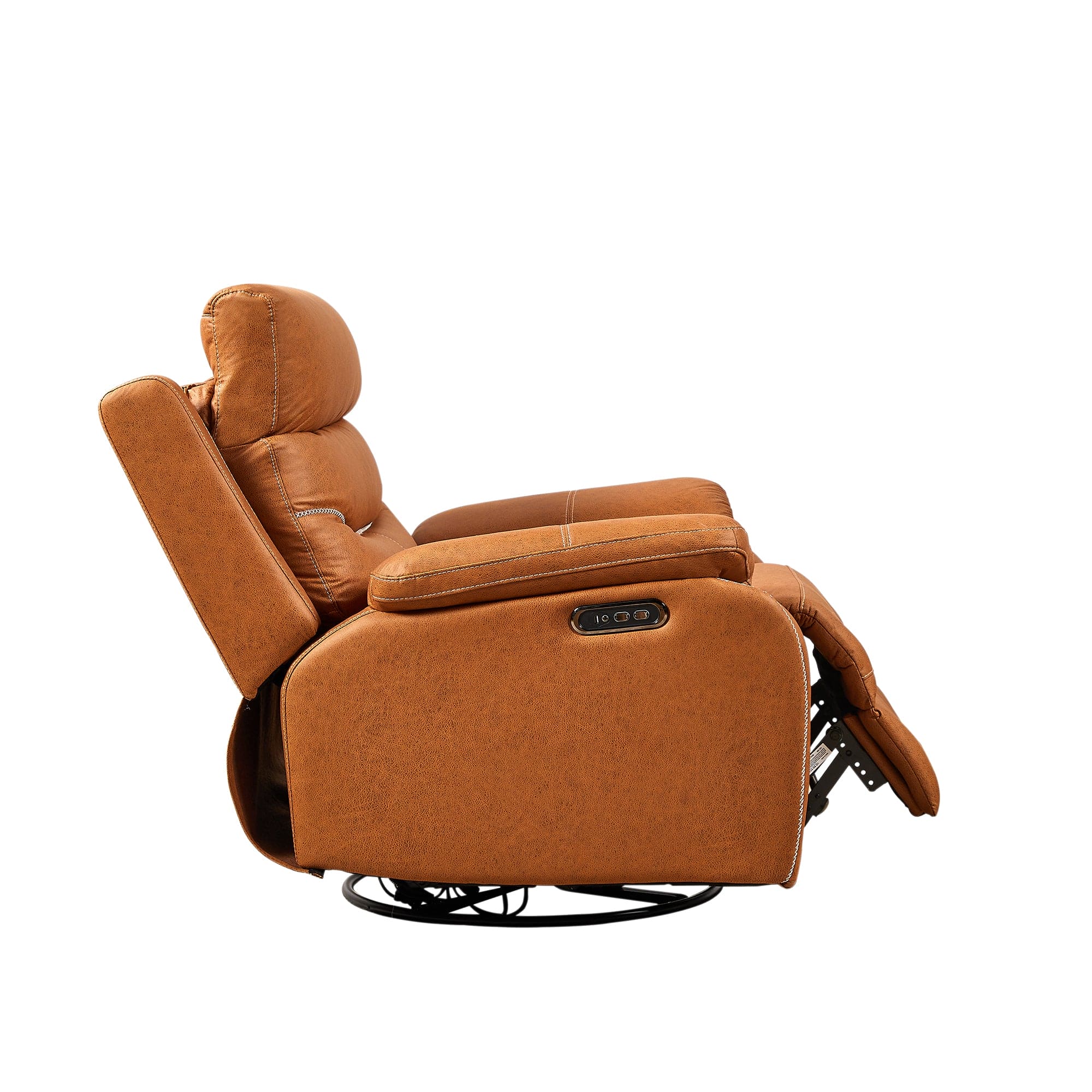 Liyasi Dual OKIN Motor Rocking and 240 Degree Swivel Single Sofa Seat recliner Chair  Infinite Position  ,Head rest with power function