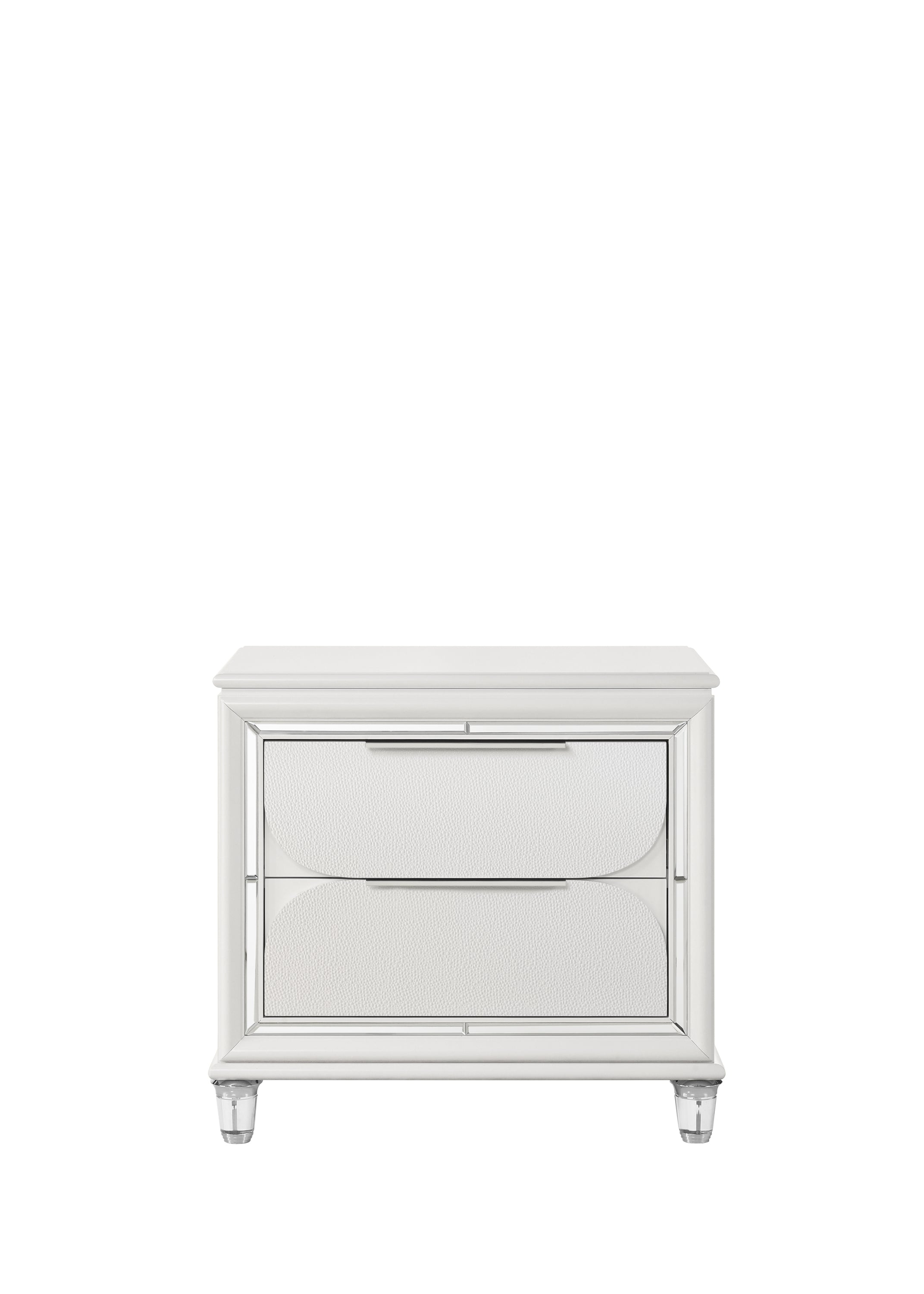 ACME Tarian Nightstand, Pearl White Finish BD02318