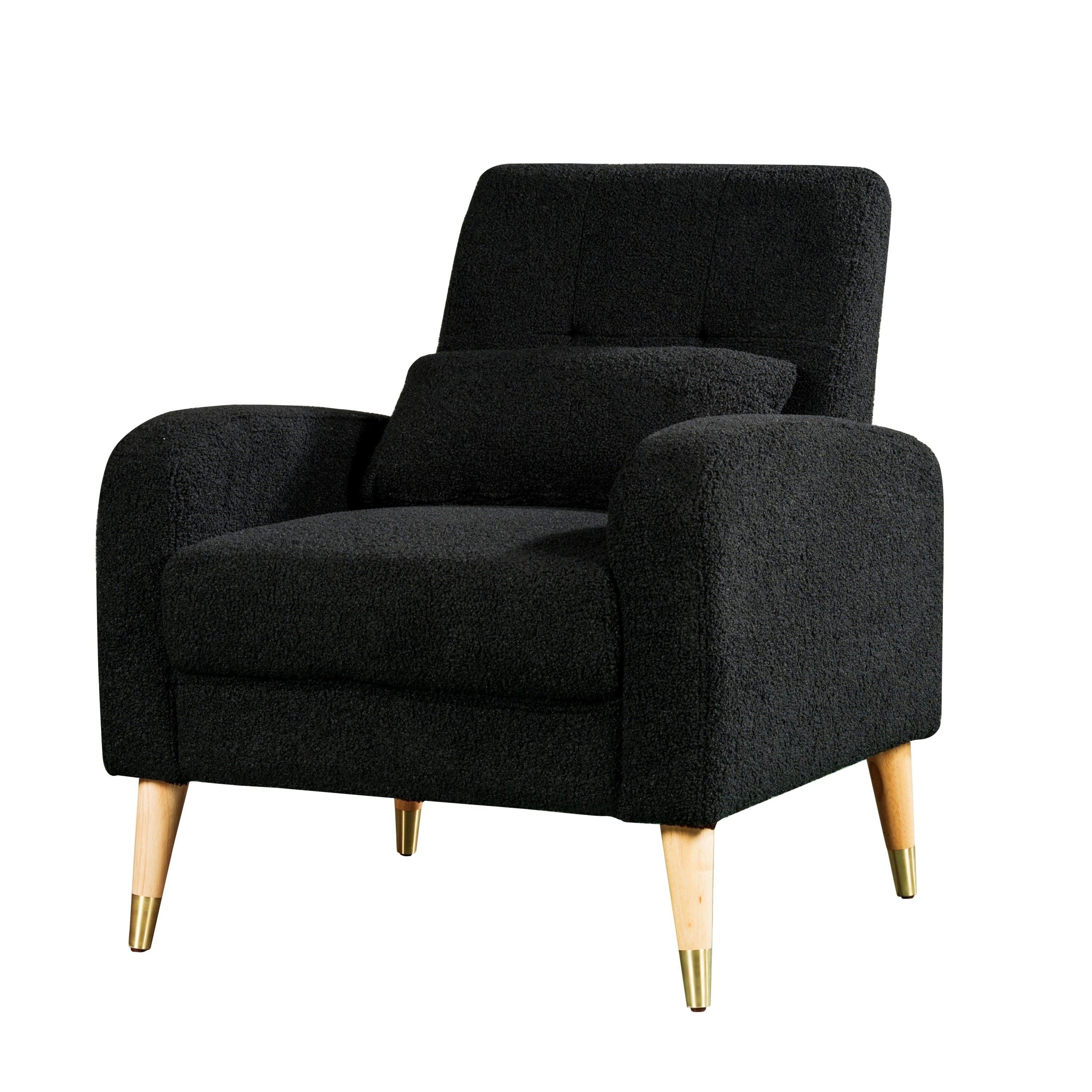 1018 Black Accent Chair