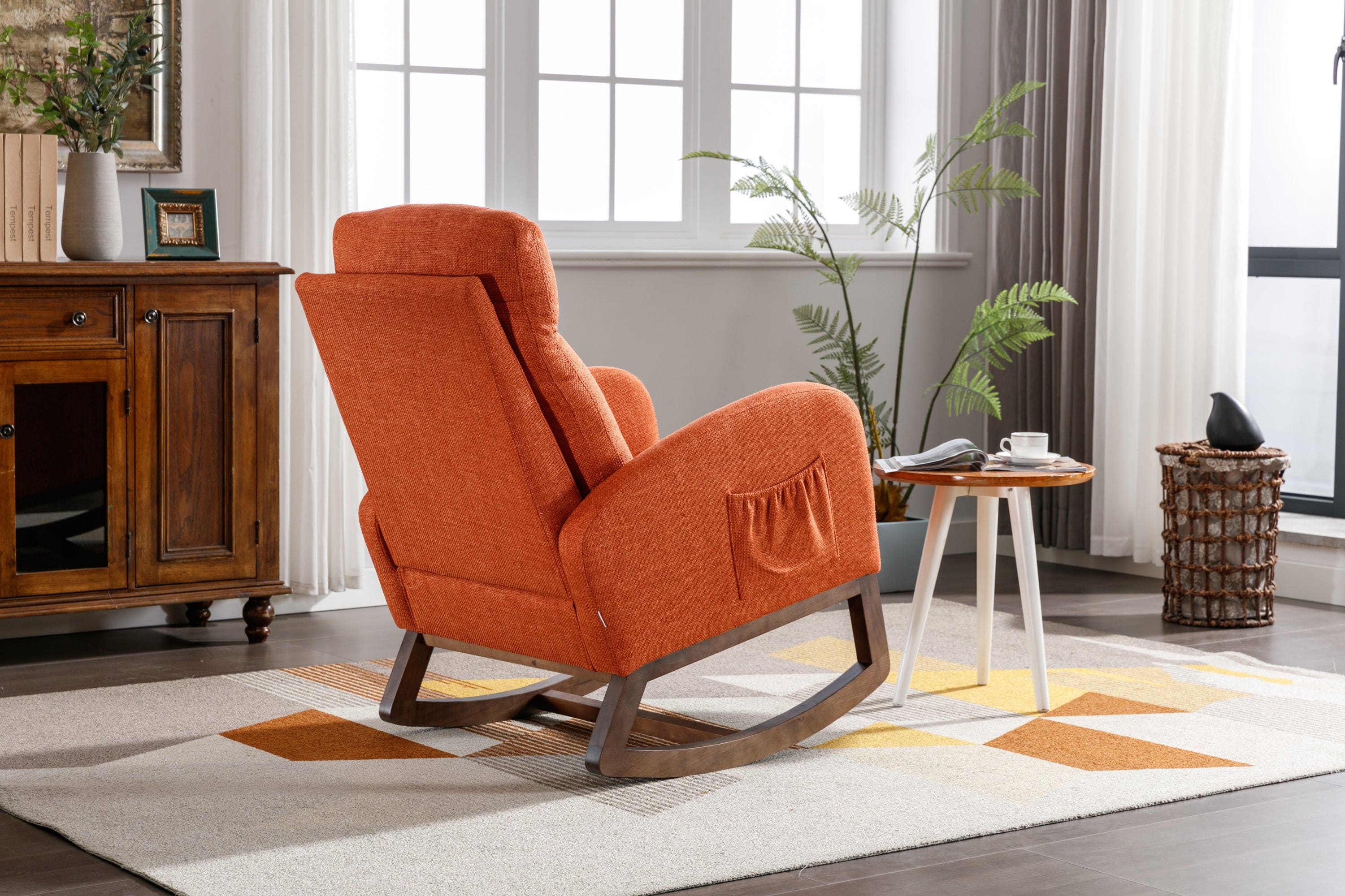 COOLMORE  living  room Comfortable  rocking chair  living room chair