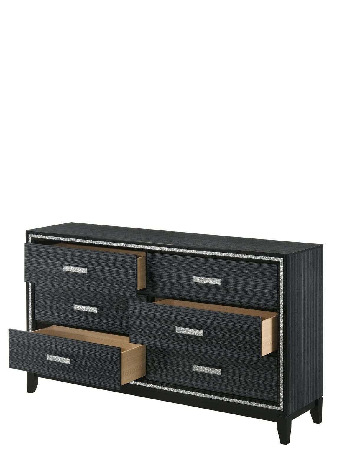 ACME Haiden Dresser, Weathered Black Finish 28435