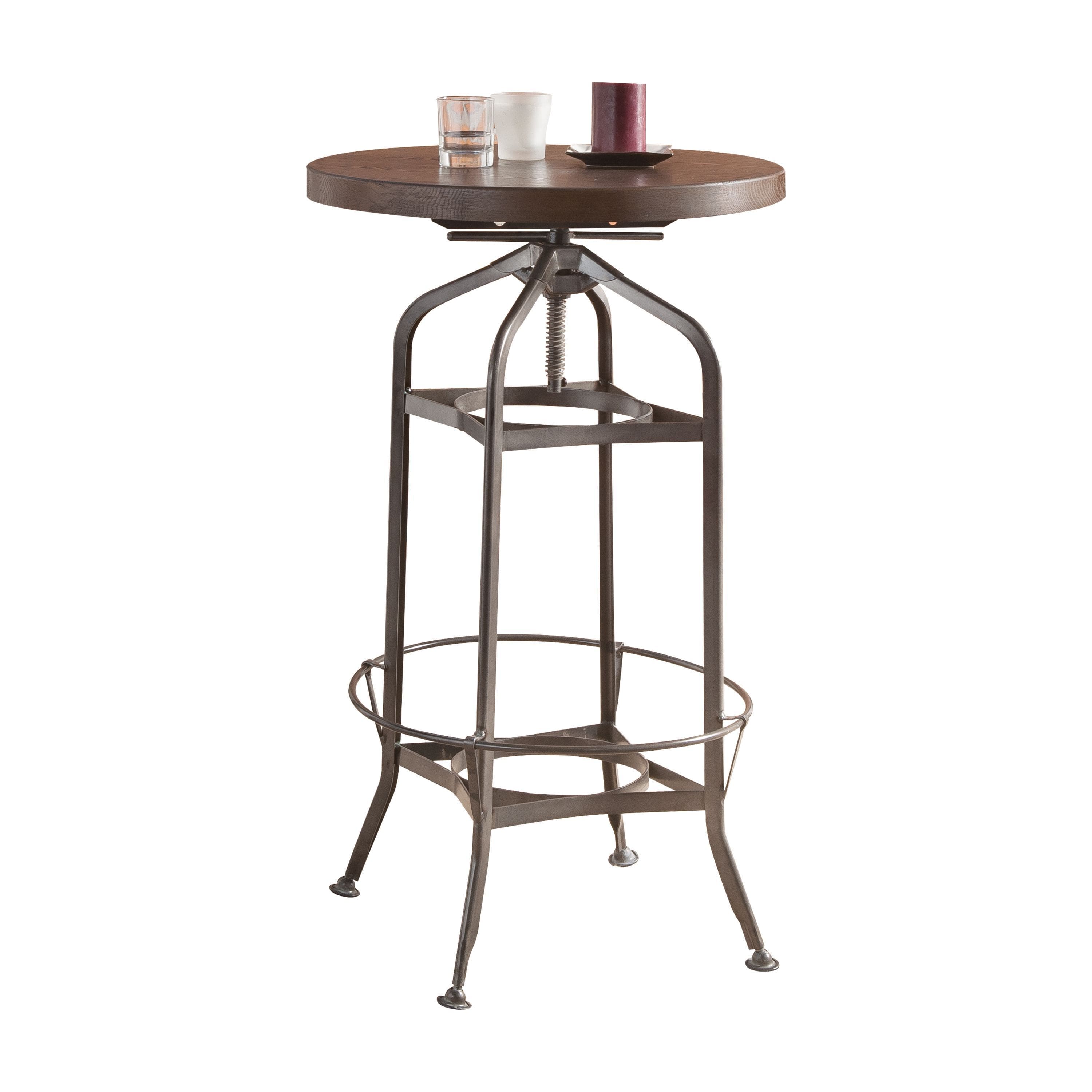 ACME Kaeso Bar Table in Walnut & Gunmetal 72380