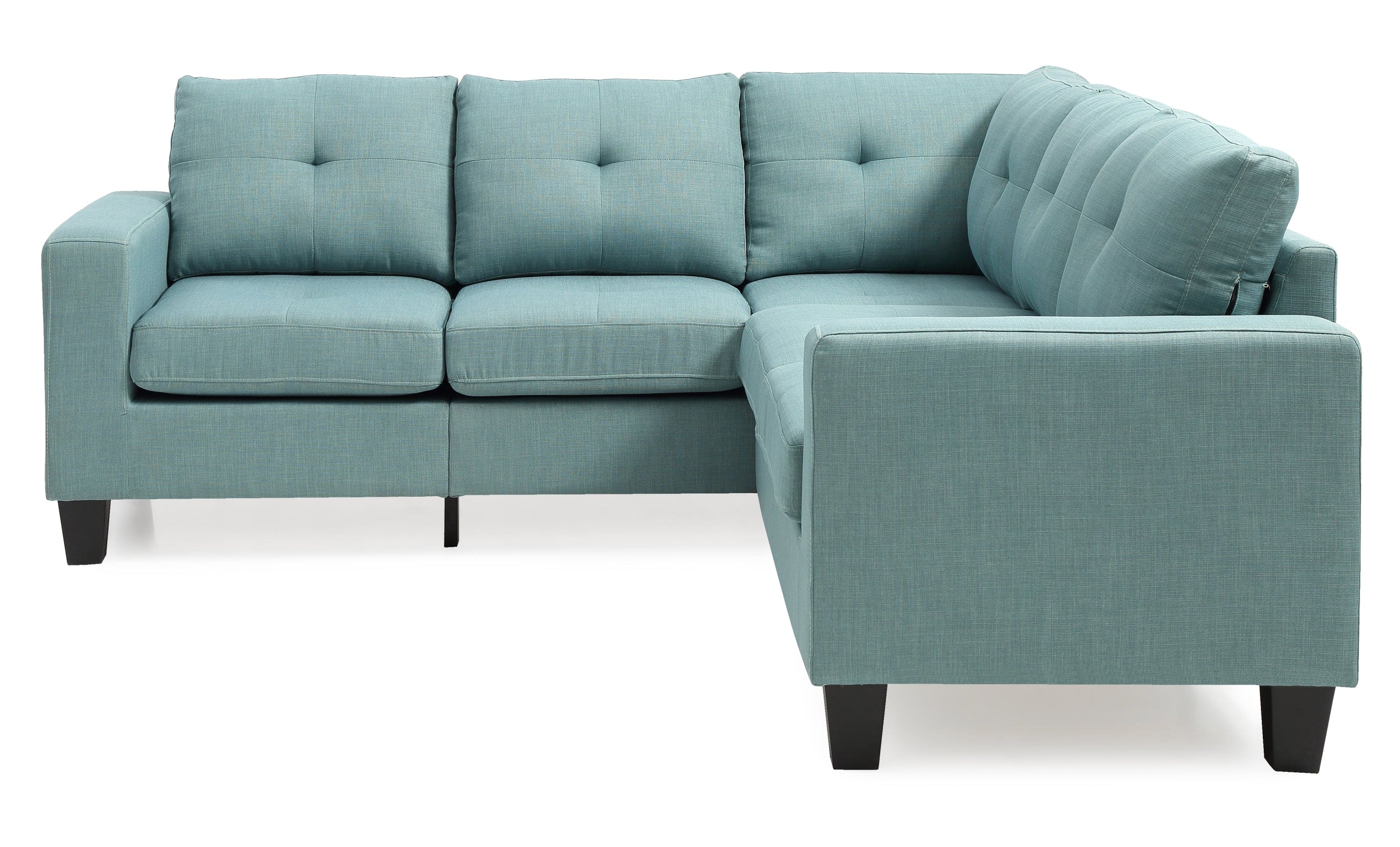 Glory Furniture Newbury G500B-SC Sectional, TEAL