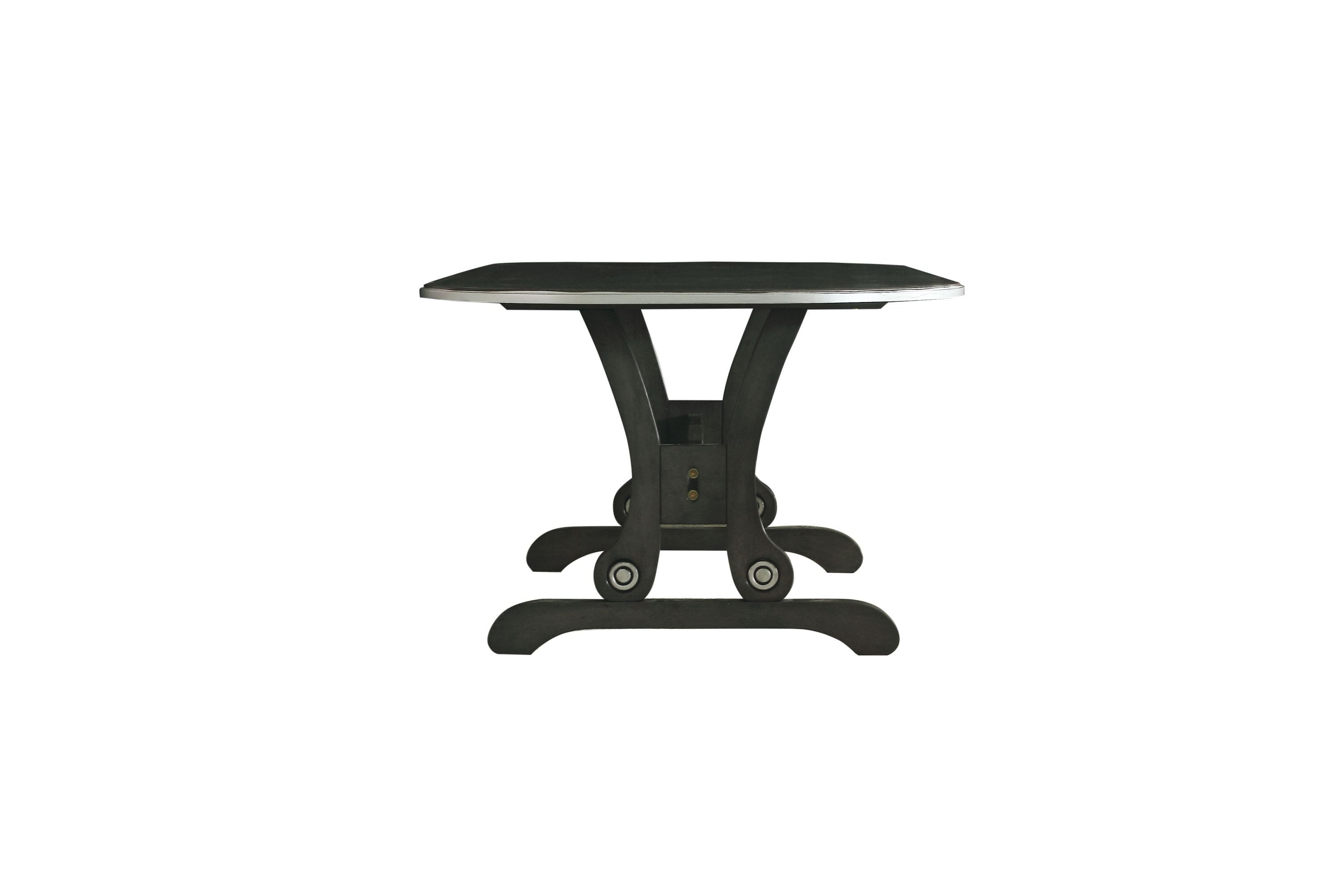 ACME House Beatrice Dining Table, Charcoal Finish 68810