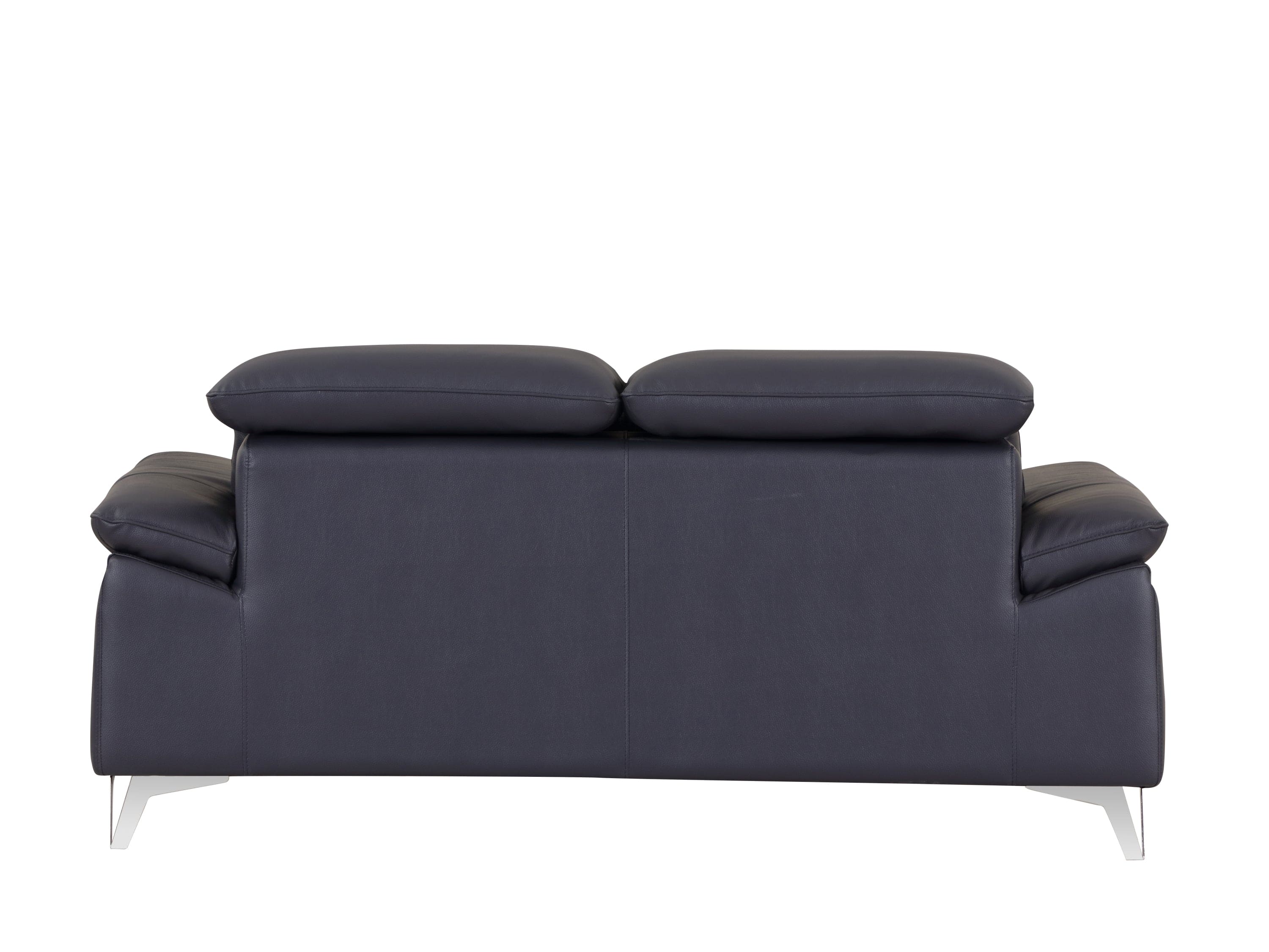 Global United Top Grain Italian Leather Loveseat