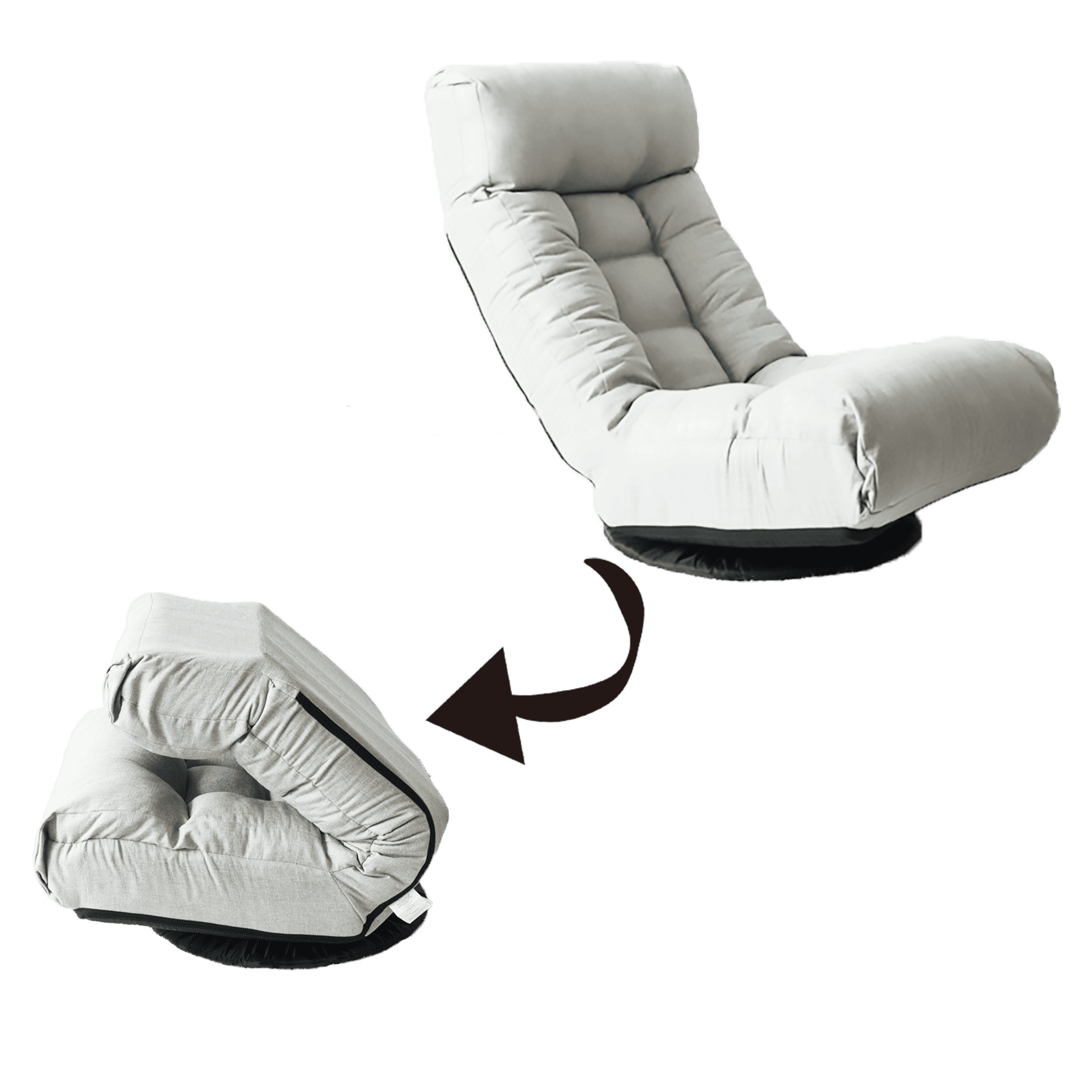 Single sofa reclining chair Japanese chair lazy sofa tatami balcony reclining chair leisure sofa adjustable chair