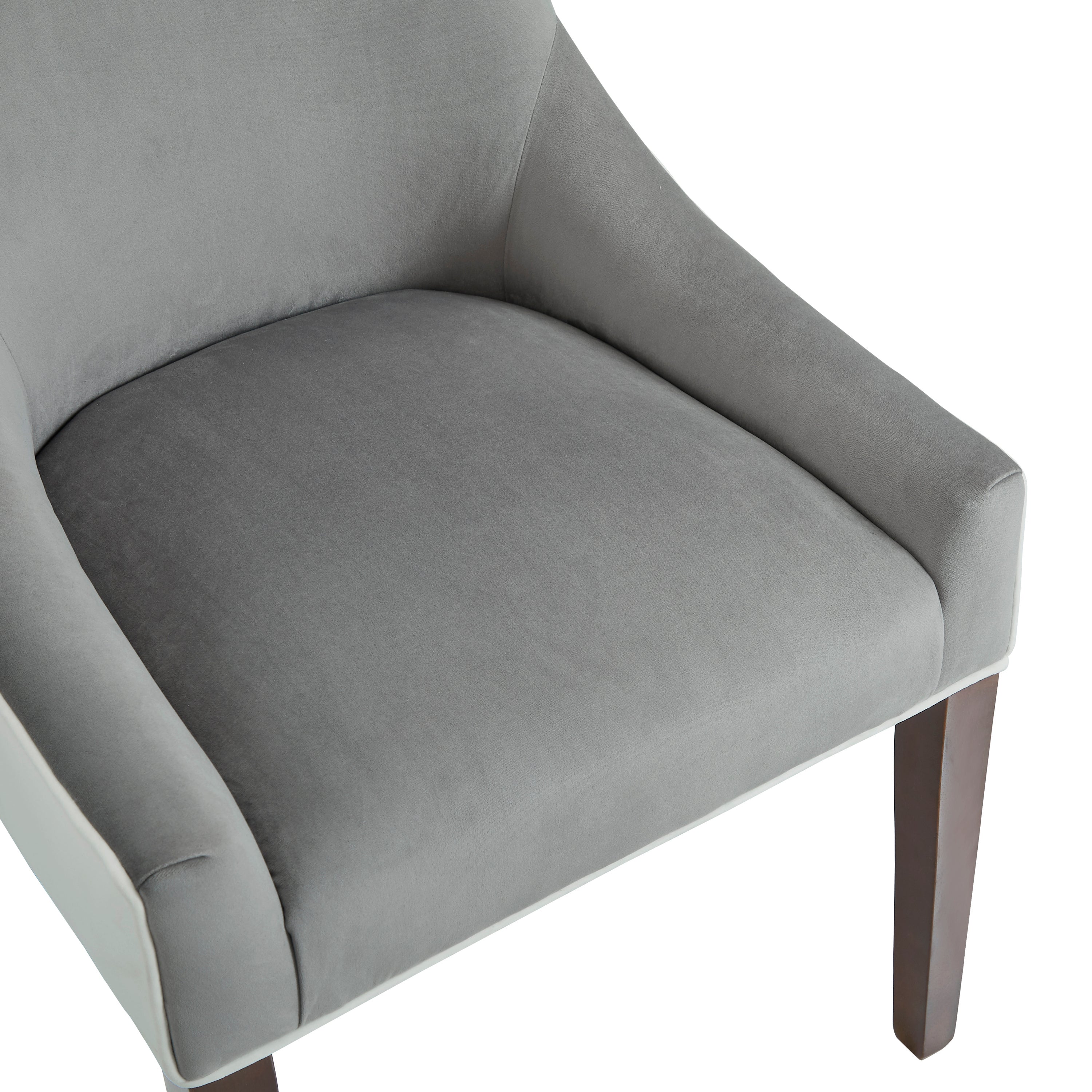 Jackson Upholstered Dining Chair -Smoke