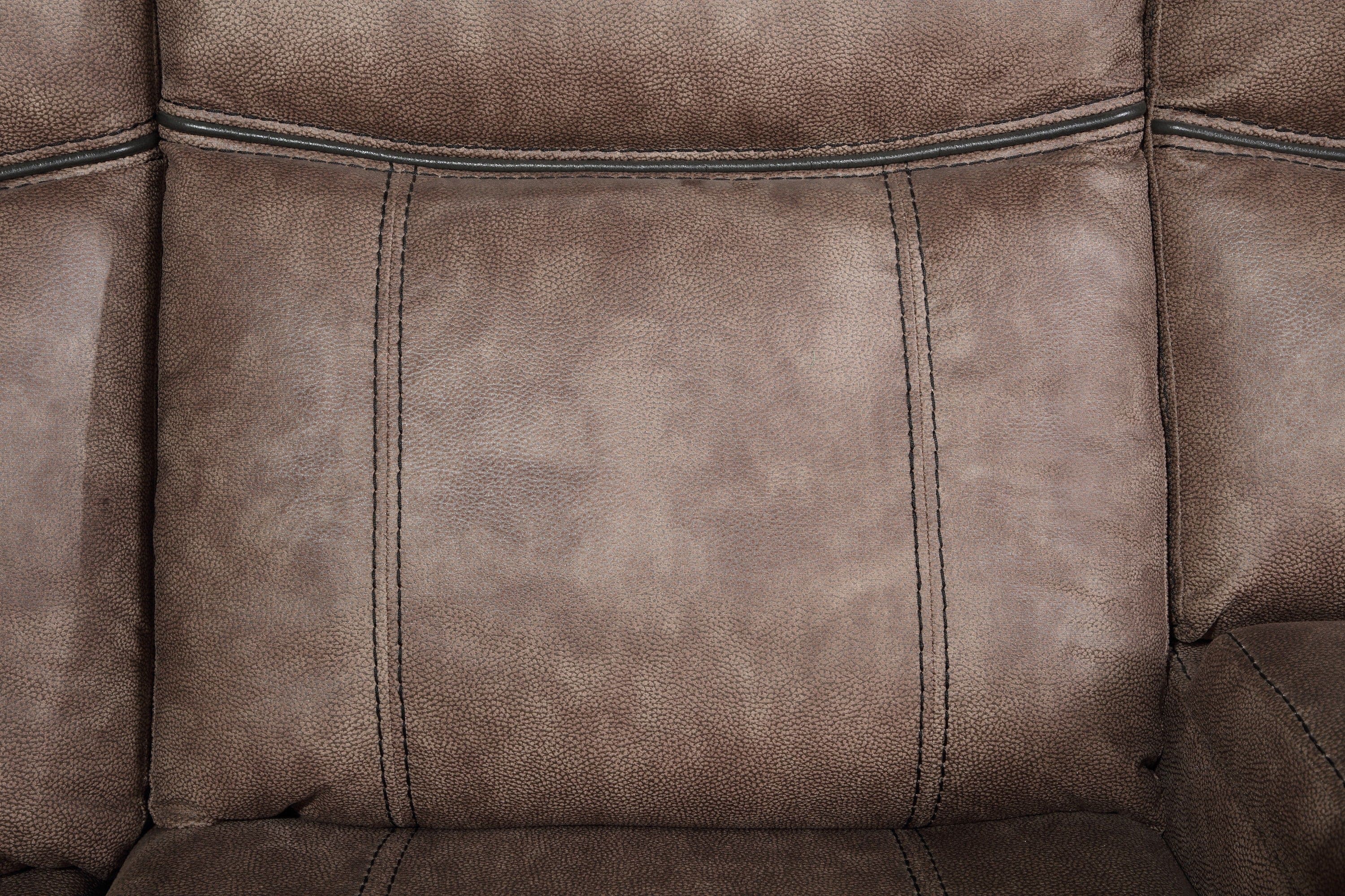 ACME Dollum Sectional Sofa  in Two Tone Chocolate Velvet LV00397