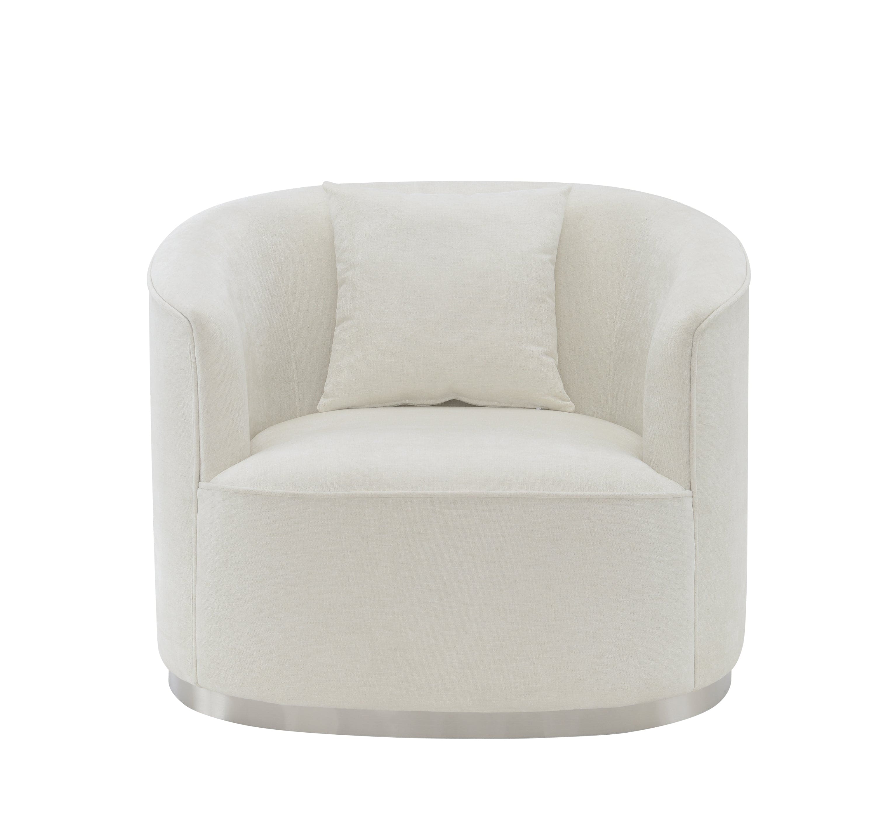 ACME Odette Chair w/1 Pillow, Beige Chenille LV01919