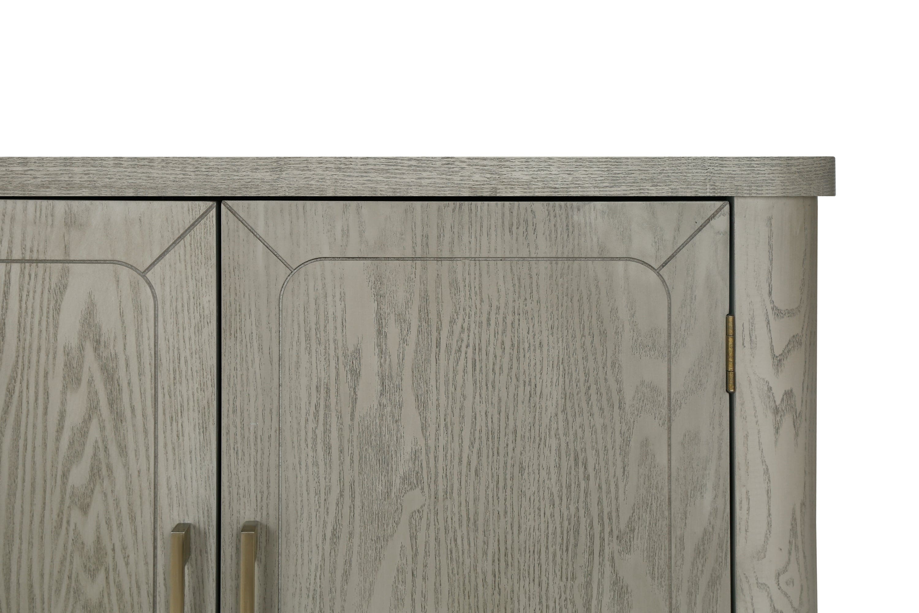 Four Door Storage Cabinet With Curved Countertop(GRAT)