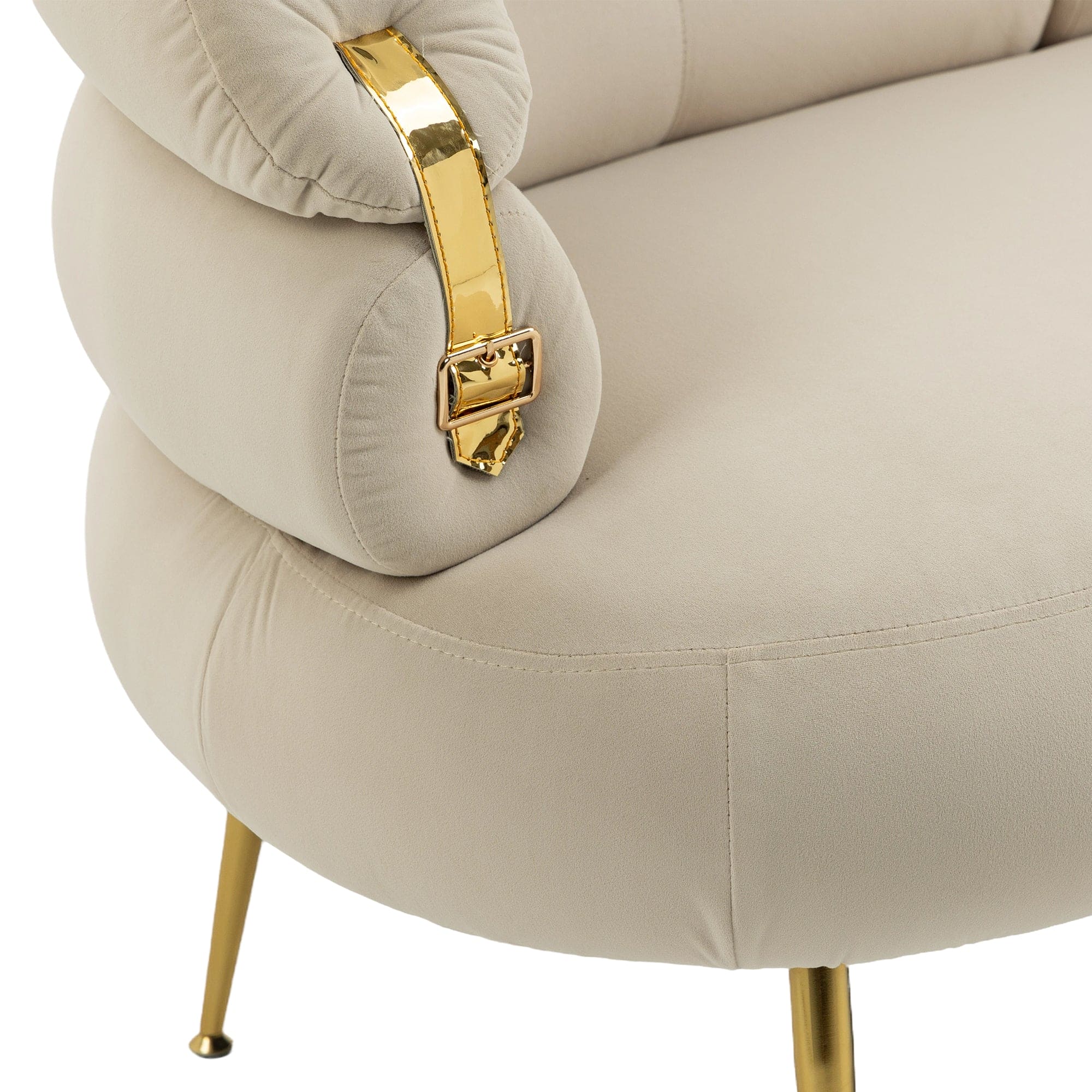 COOLMORE Accent Chair ,leisure chair with Golden feet