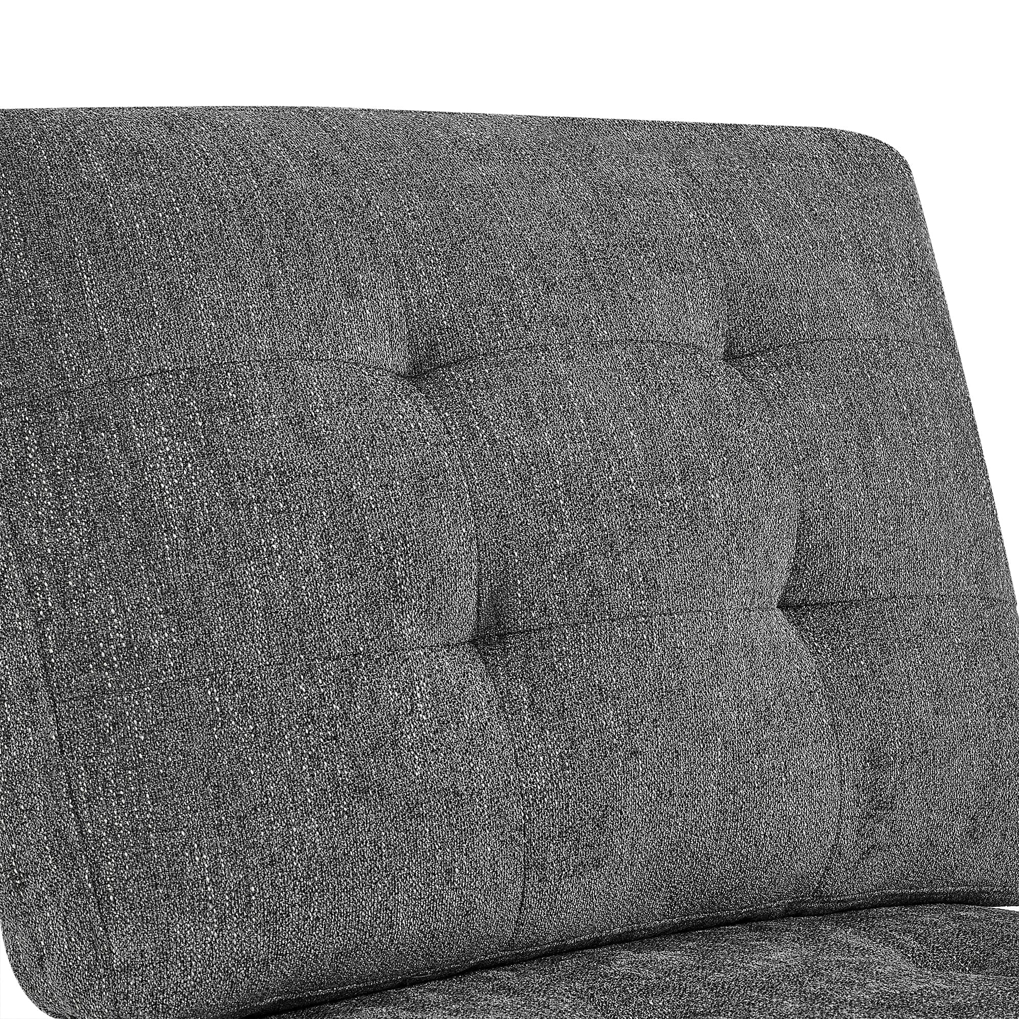 L shape Modular Sectional Sofa,DIY Combination,includes Three Single Chair and Three Corner ,Grey Chenille